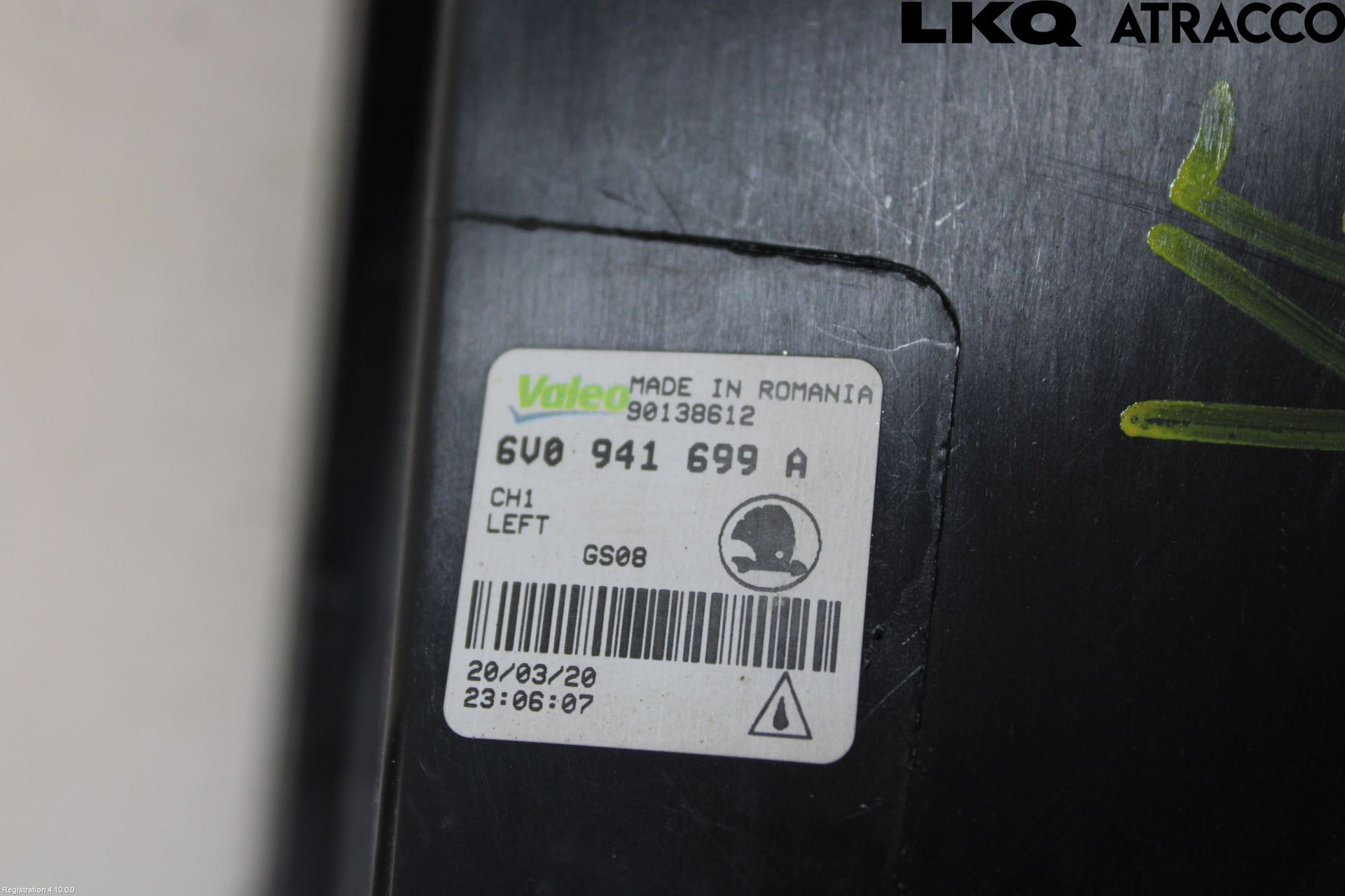 Skoda FABIA 15-21 Dimljus-Varselljus Fram