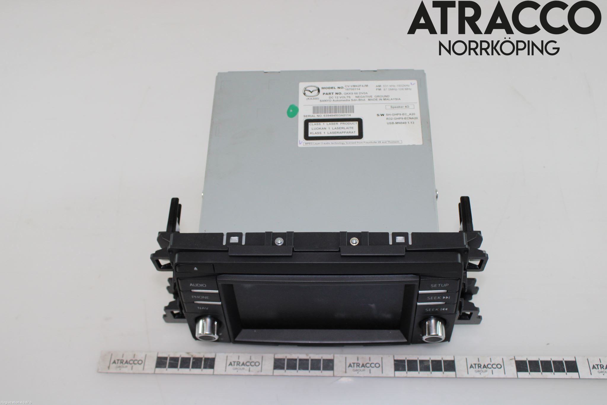 Mazda 6 13- Cd Radio - Multimediapanel