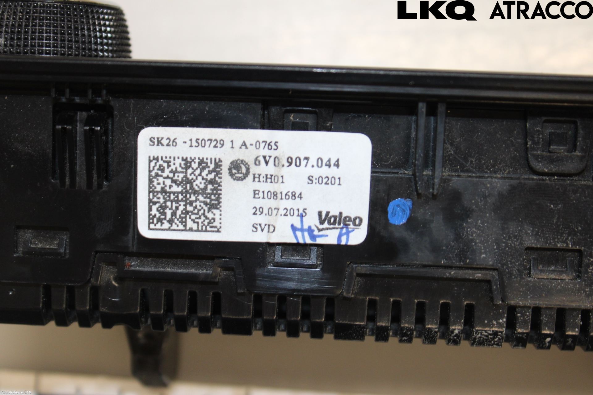 Skoda FABIA 15-21 Värmereglage