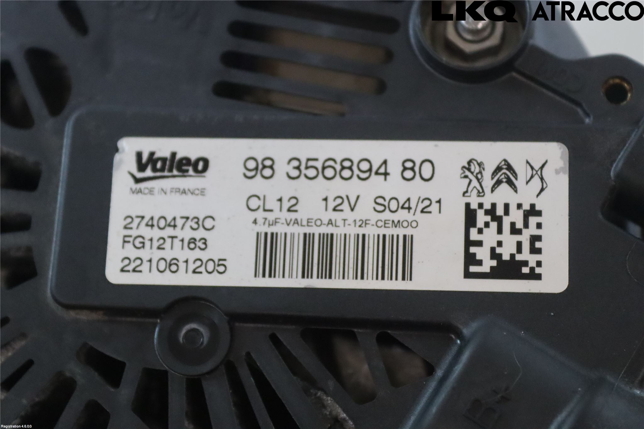 Peugeot 208/E-208 20- Generator