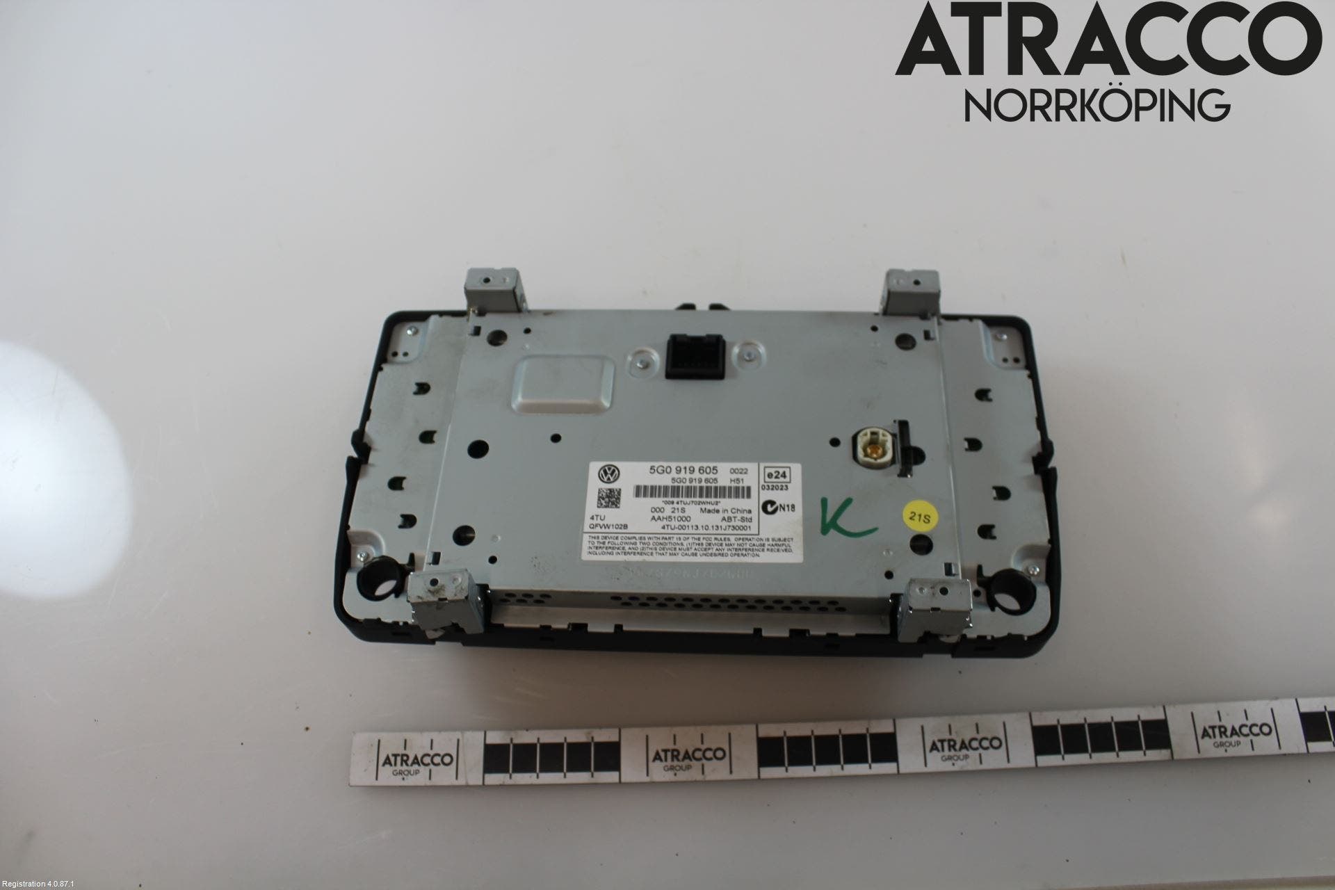 Volkswagen VW GOLF / E-GOLF VII 13-20 Multifunktionsdisplay