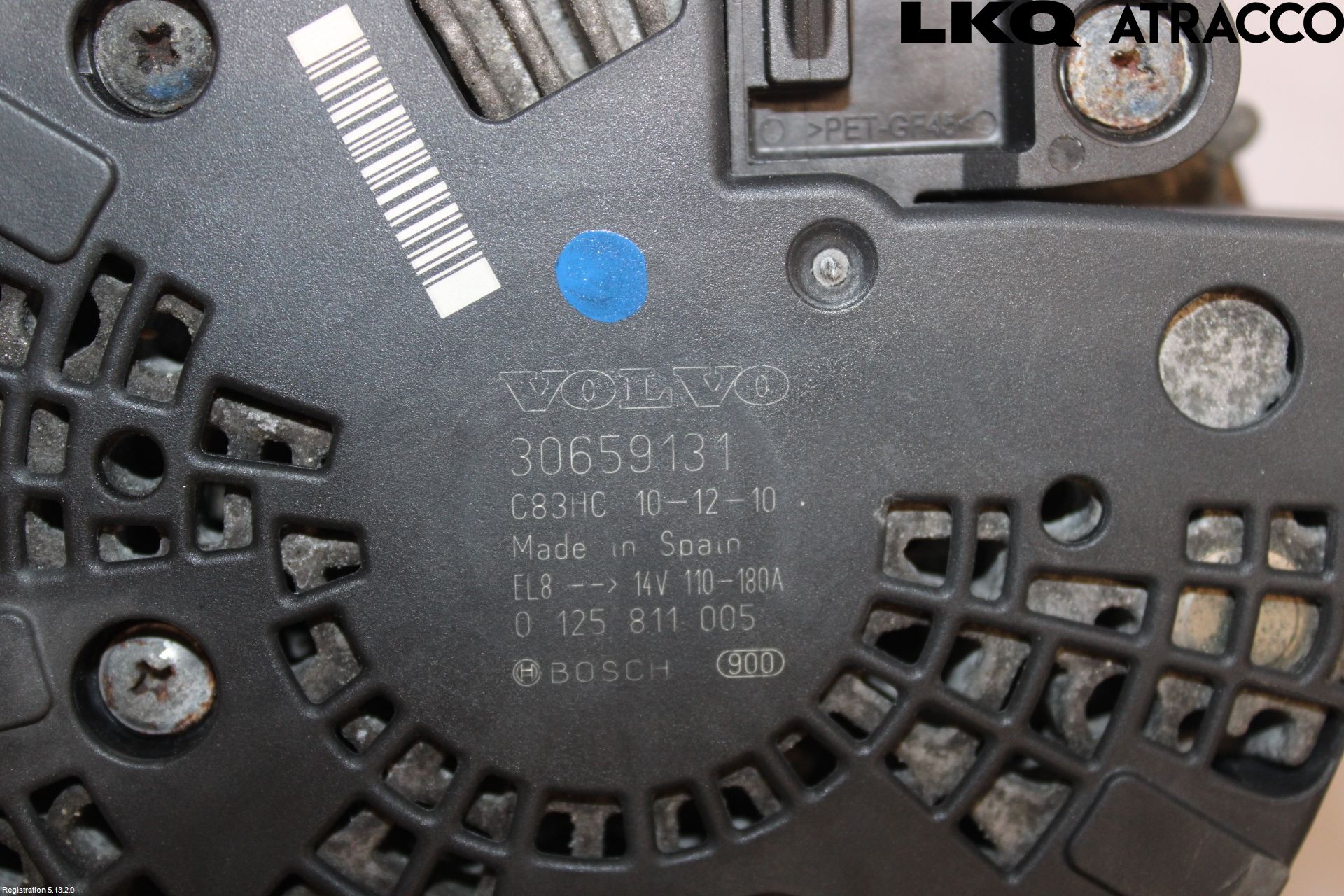 Volvo V70 08-13 Generator
