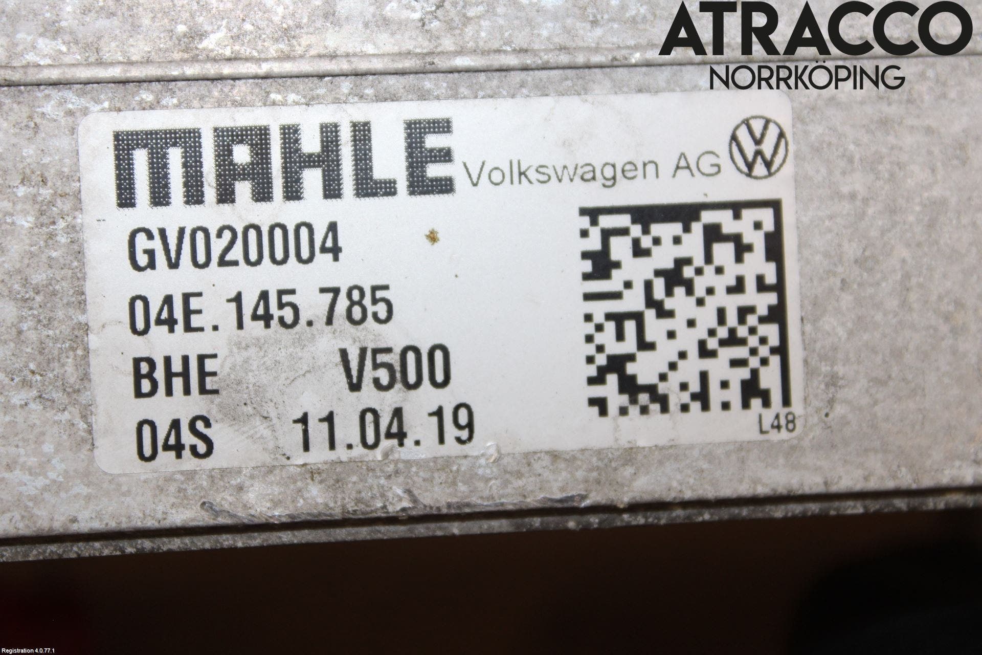 Skoda OCTAVIA (NX) 20- Laddluft-Intercooler Kyl