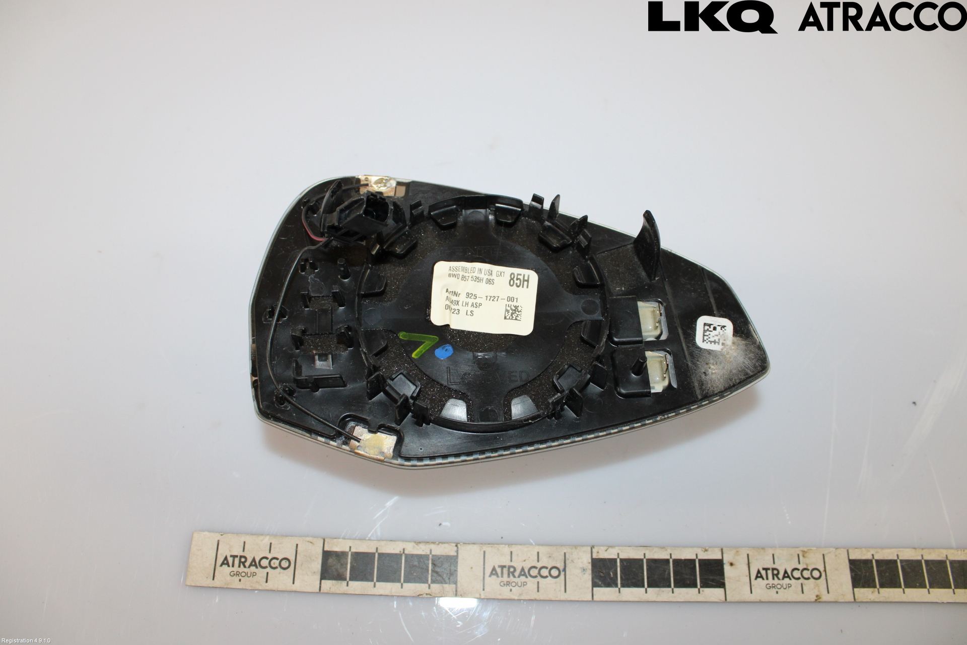 Audi A4/S4 B9 20- Spegelglas Vä