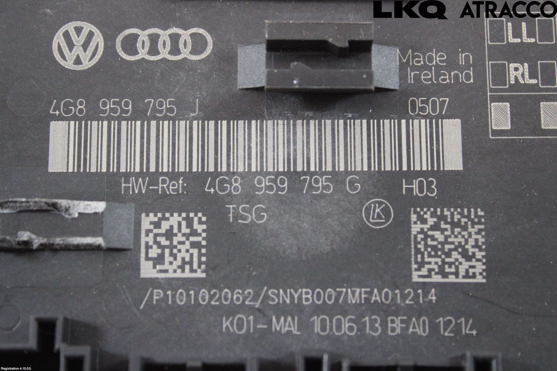 Audi A7/S7 4G 11-17 Styrenhet Dörr