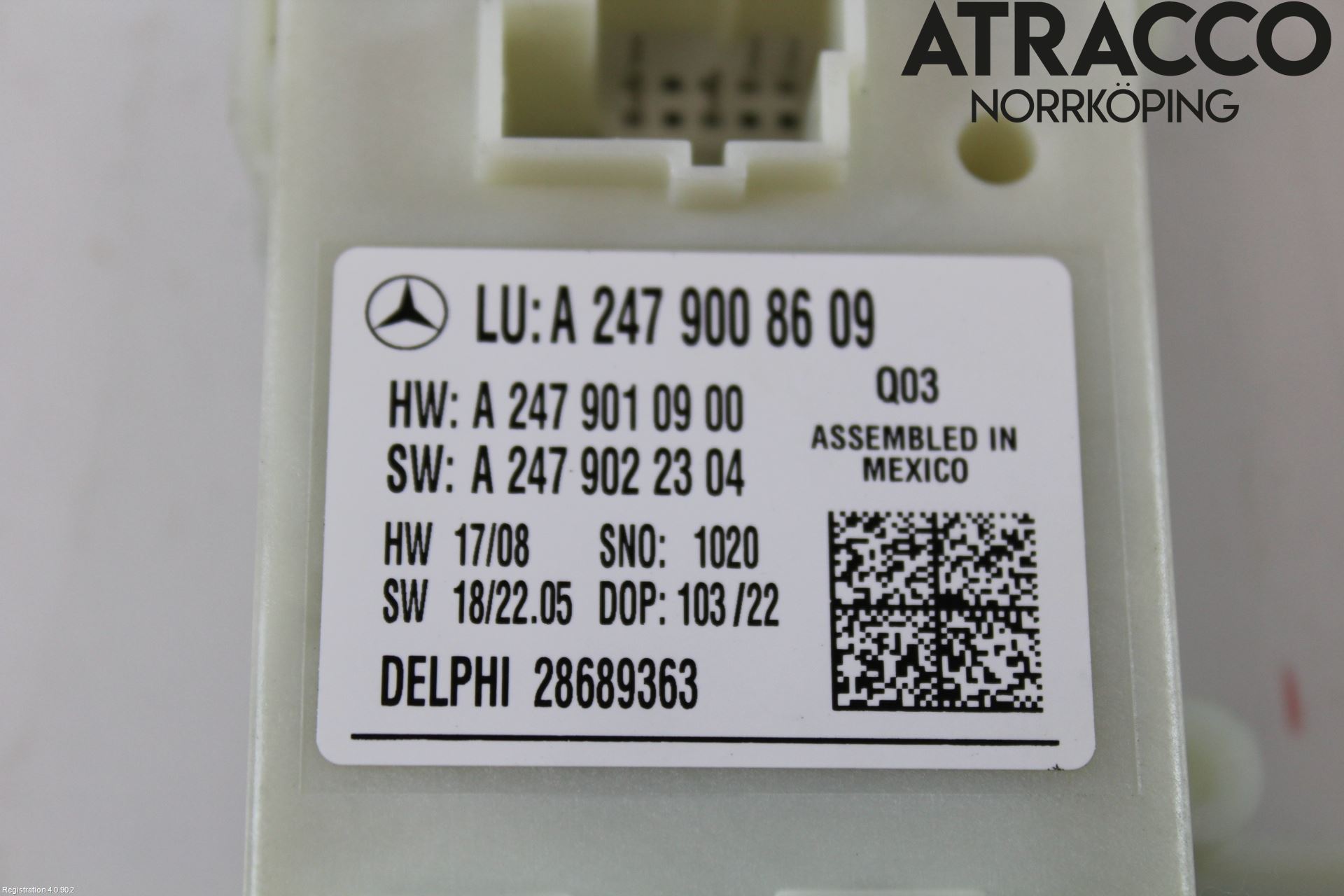 Mercedes-Benz MB GLA-KLASS (H247) 20- Styrenhet Baklucka