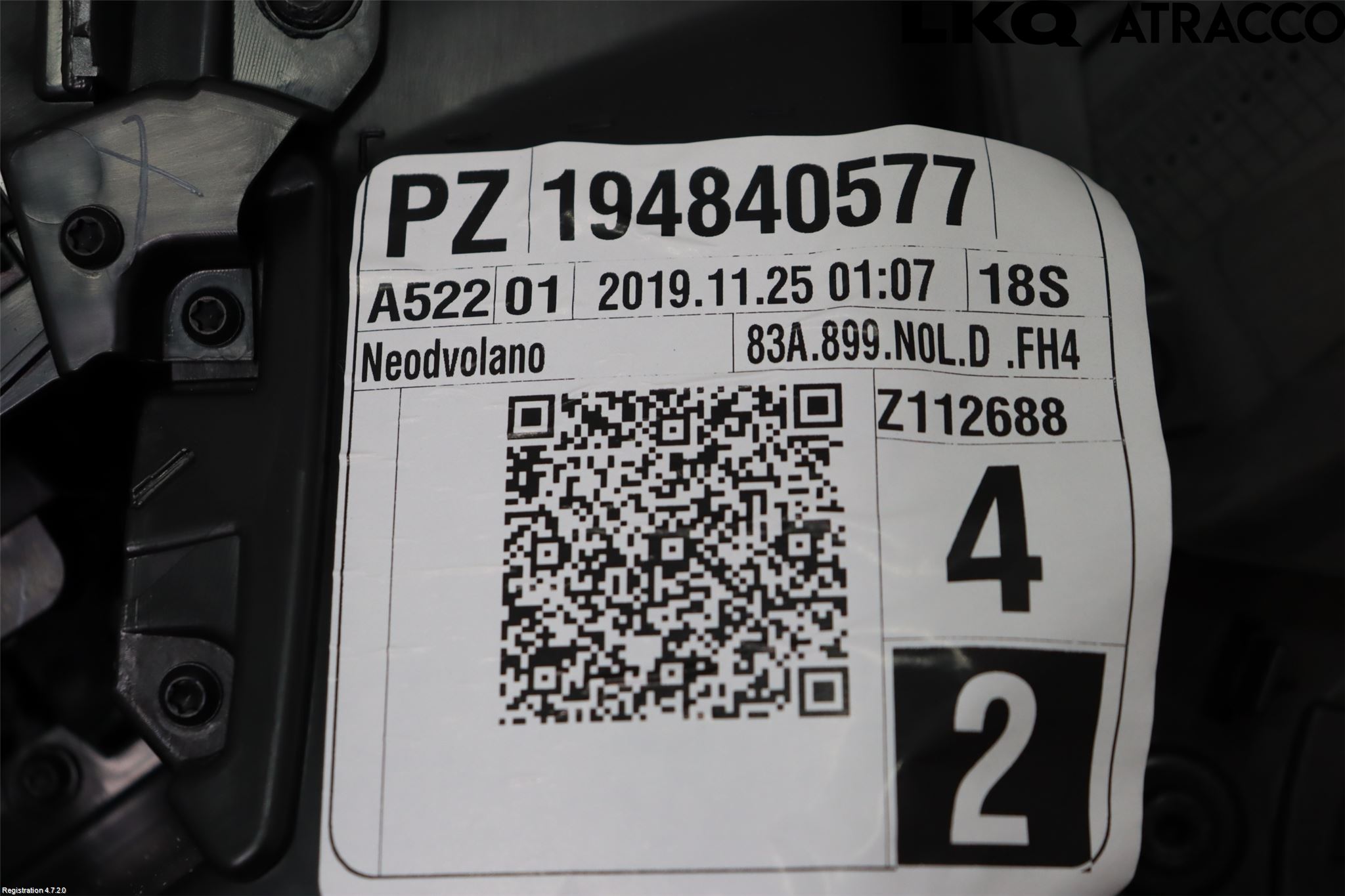 Audi Q3 F3 19- Dörrklädsel Hö