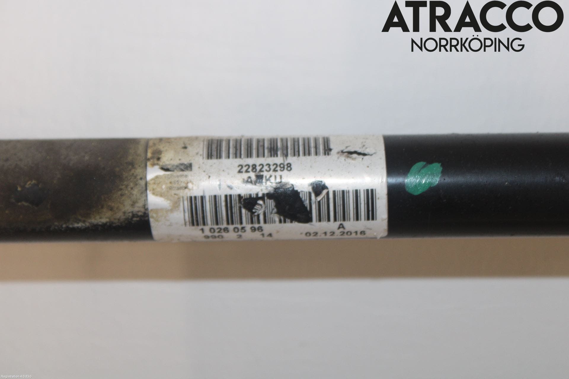 Opel INSIGNIA 09-16 Drivaxel Bak Höger