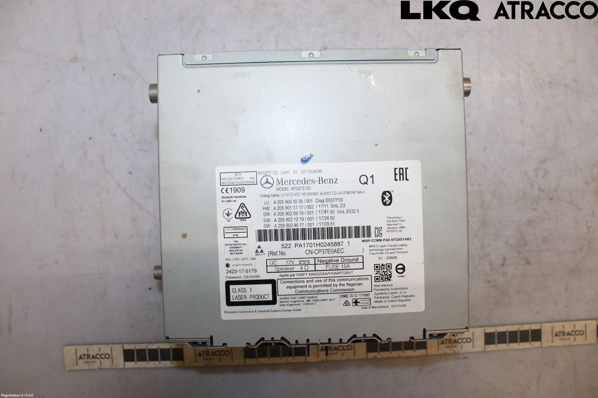 Mercedes-Benz MB GLC-KLASS (X253/C253) 15-22 Cd Radio - Multimediapanel