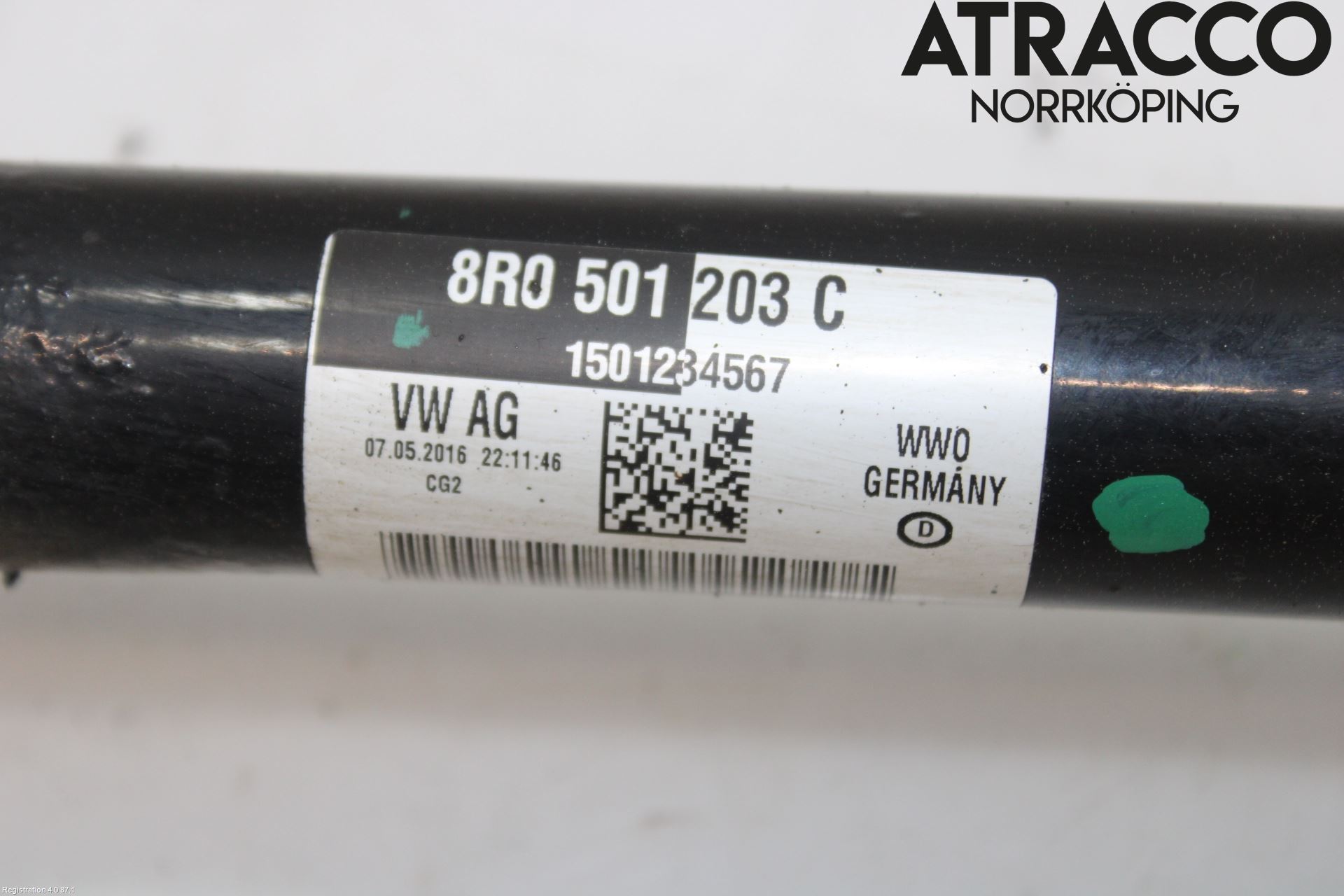 Audi Q5 09-16 Drivaxel Bak Vänster