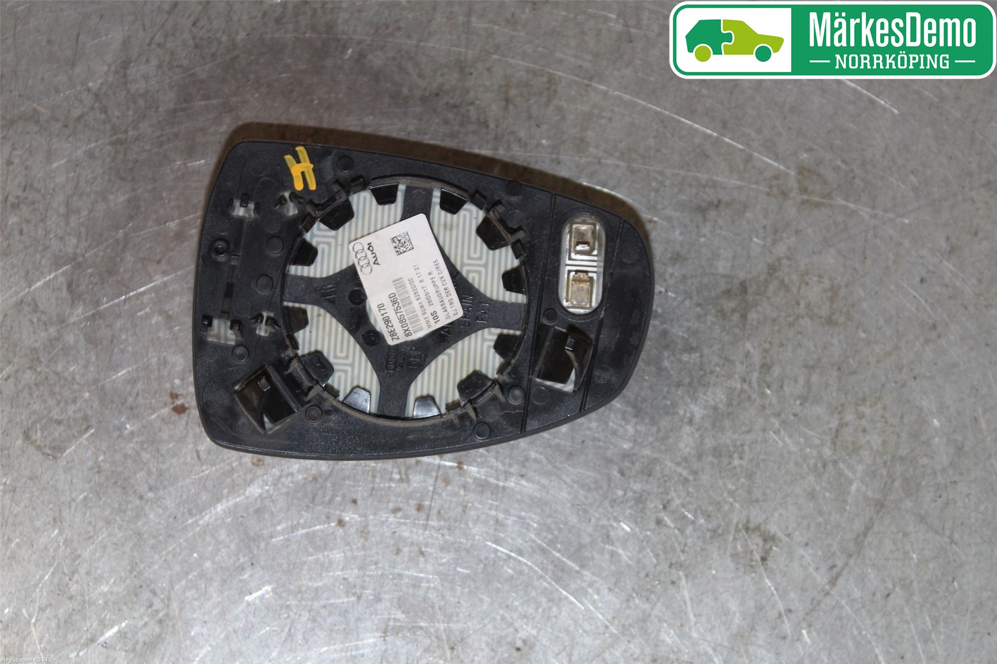 Audi A1/S1 11-18 Spegelglas Hö