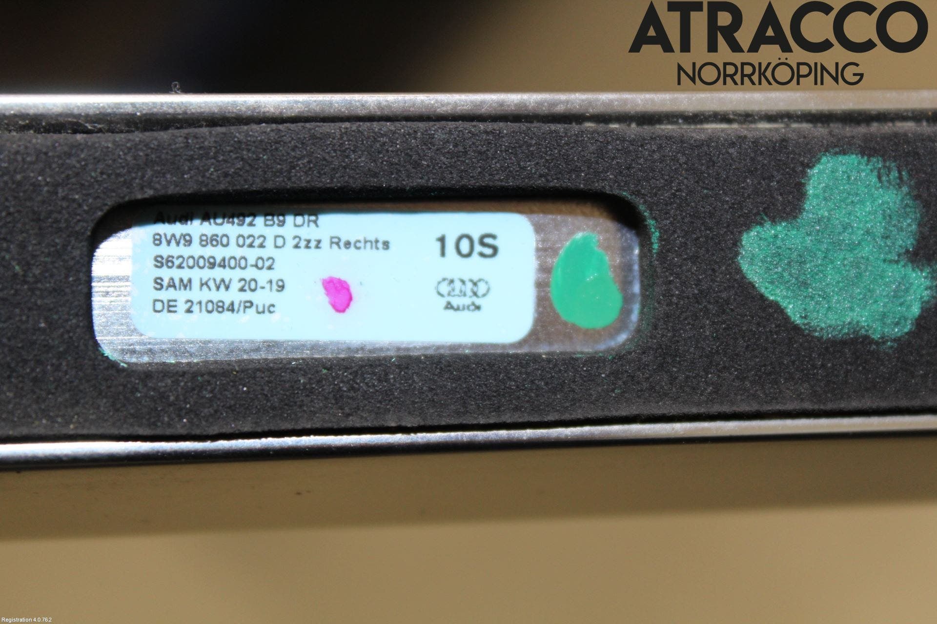 Audi A4/S4 B9 20- Takreling-Takräcke