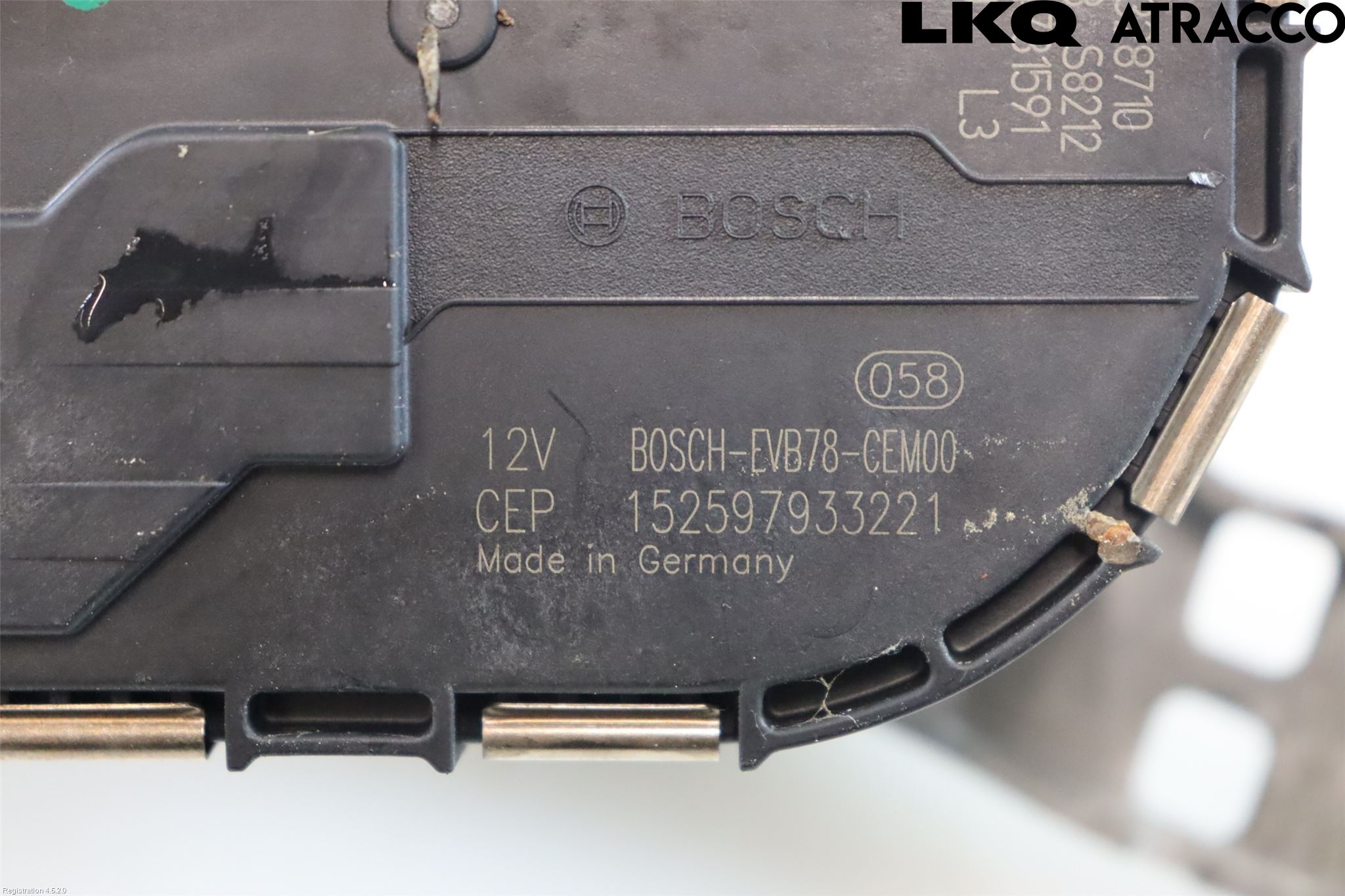 Citroen C4 PICASSO 14-18 Torkarmotor Vindruta