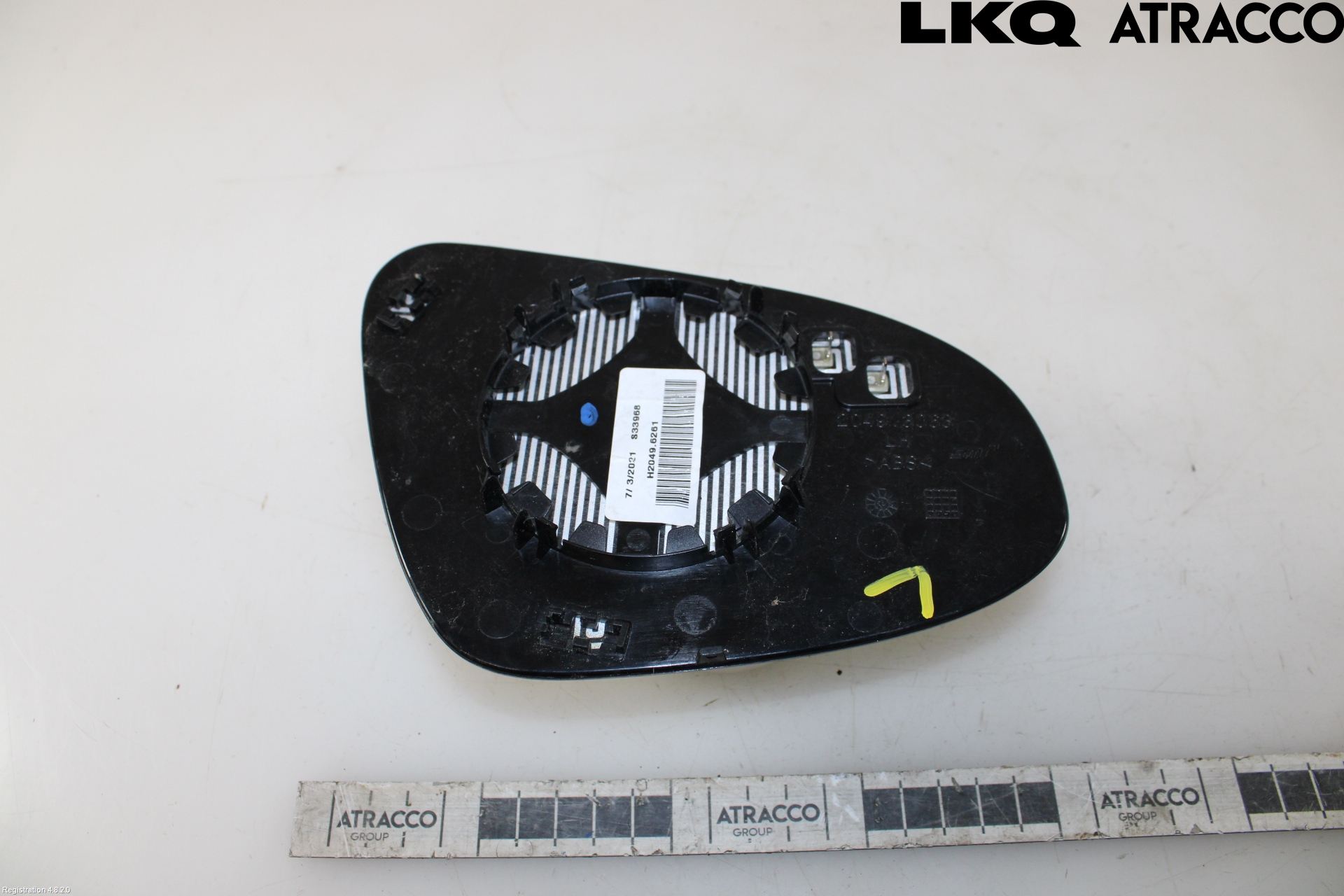 Toyota AURIS 13-19 Spegelglas Vä