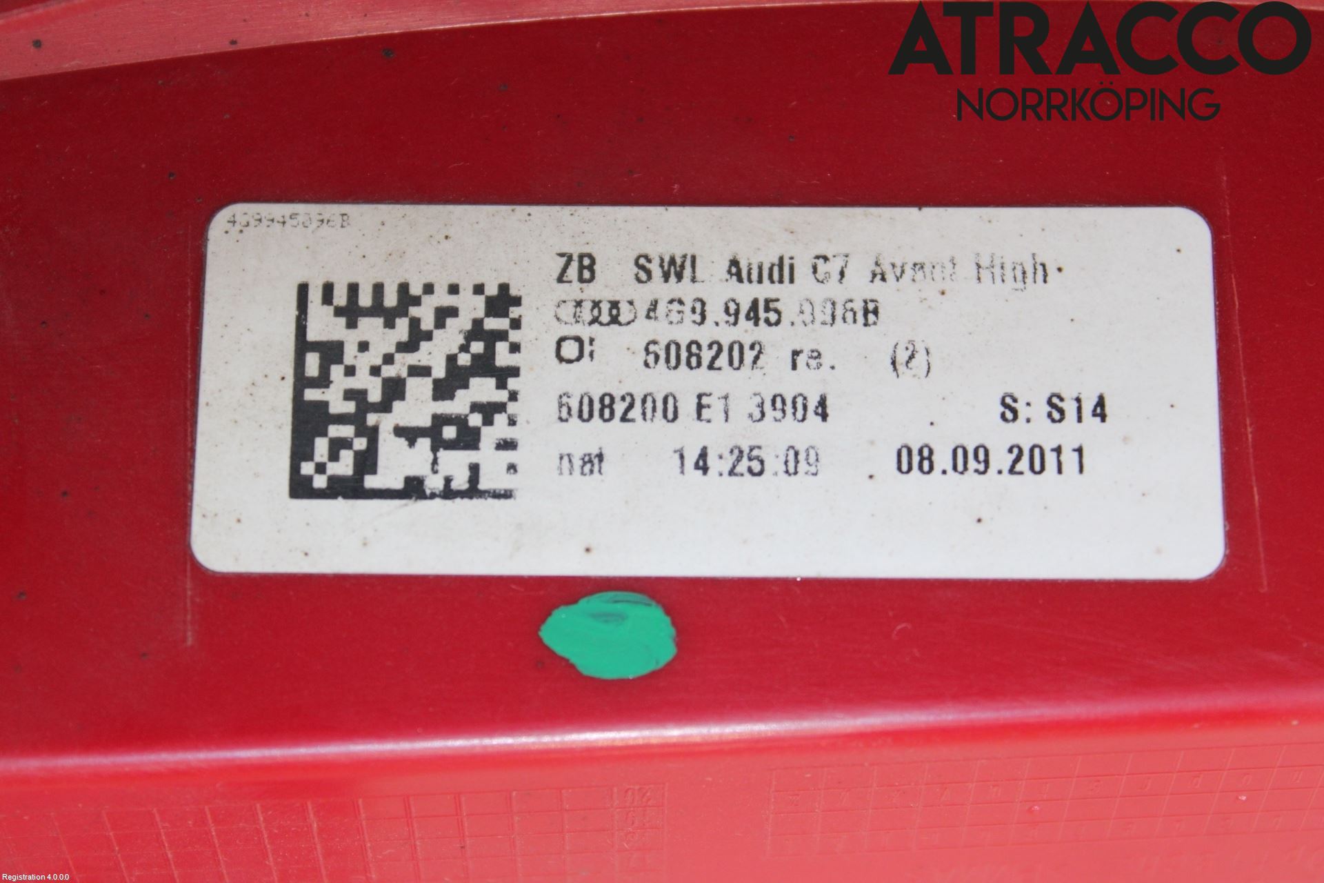 Audi A6/S6 4G 11-18 Bakljus Höger