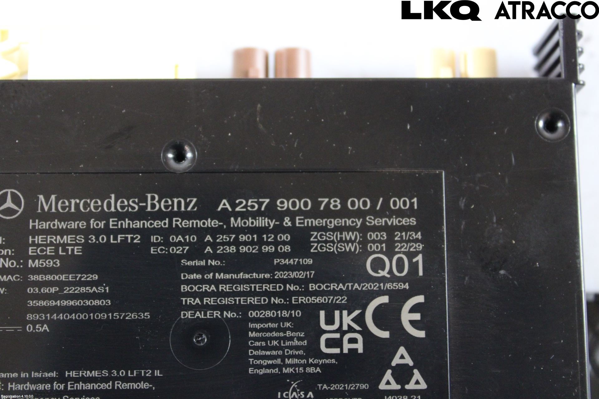 Mercedes-Benz MB EQA (H243) 21- Styrenhet Multimedia