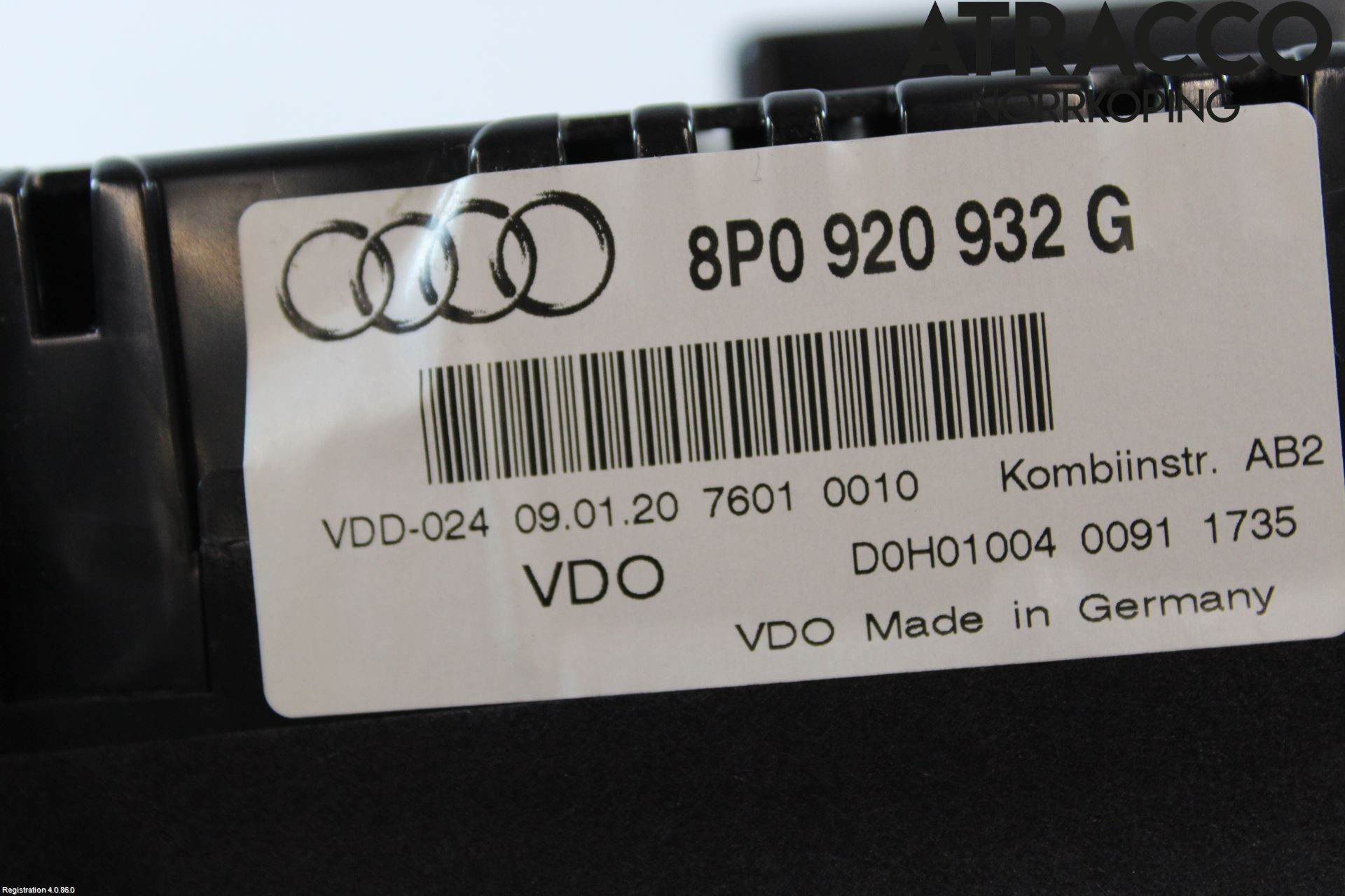 Audi A3/S3 05-13 Instrument Komb