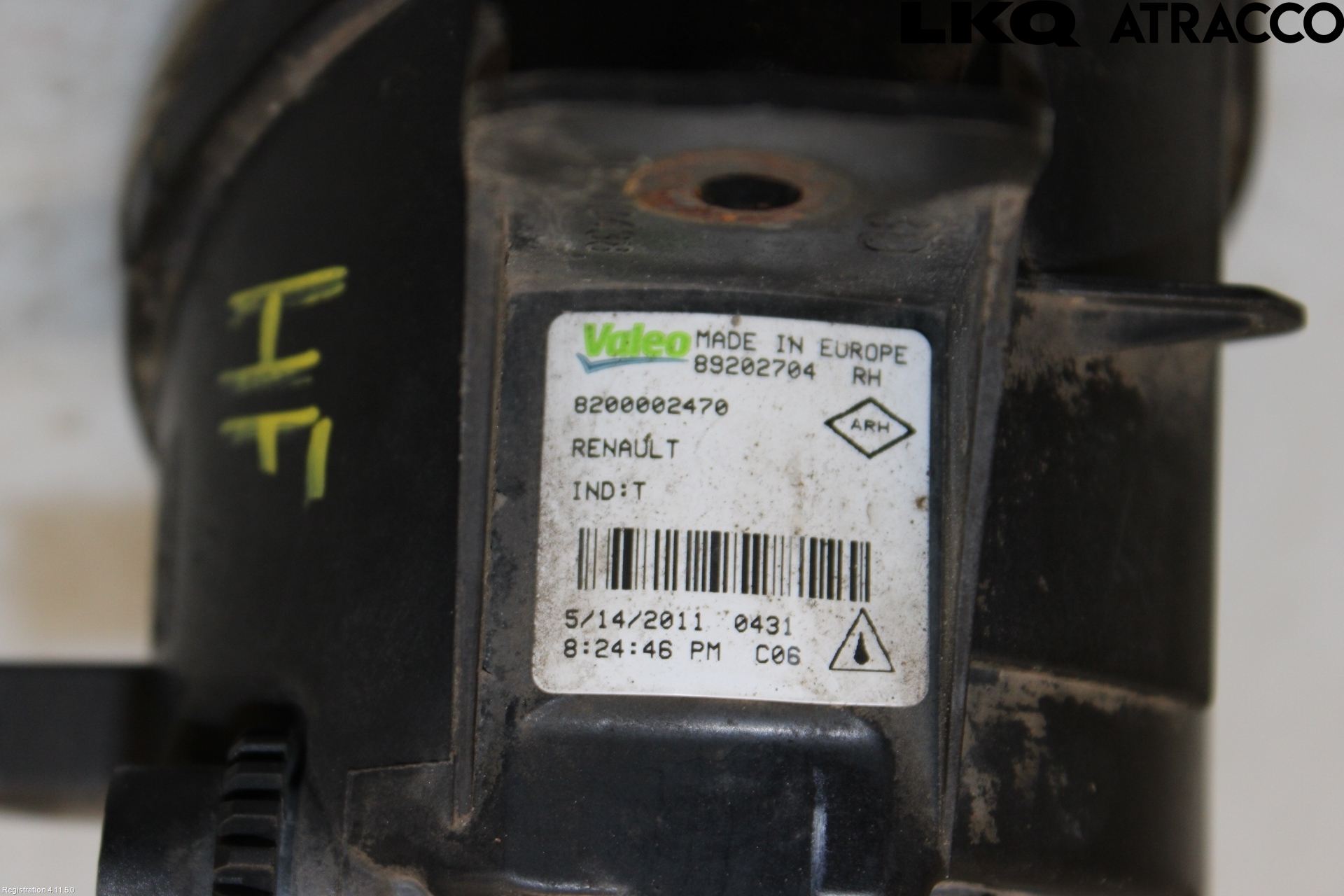 Renault CLIO III  09-12 Dimljus-Varselljus Fram