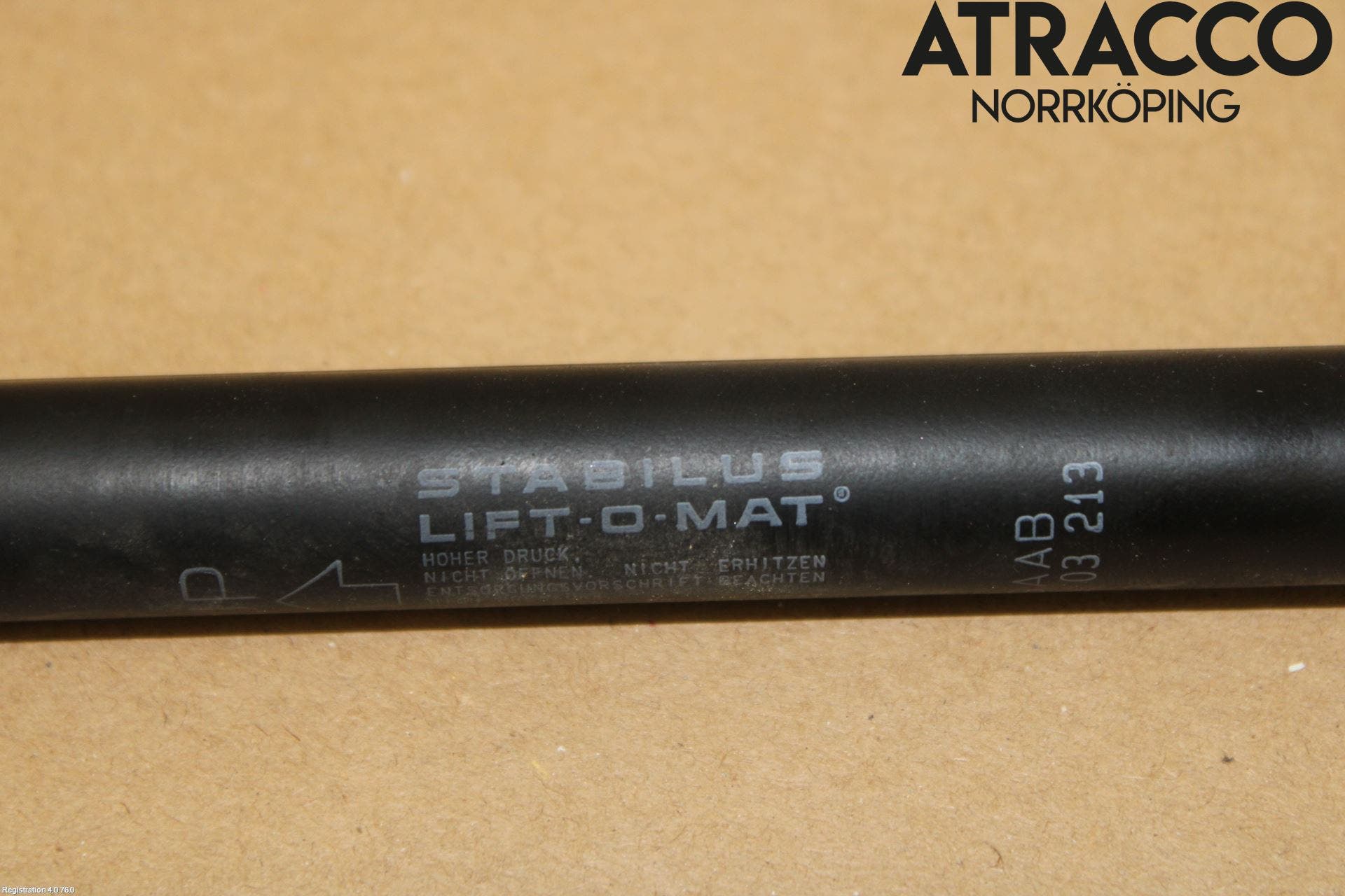 Saab 9-3 VER 2 Gasfjäder Motorhuv