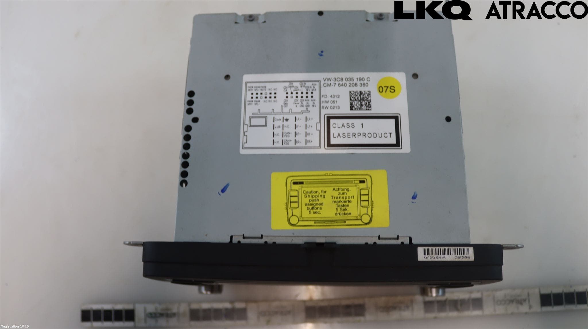 Volkswagen VW PASSAT 11-14 Cd Radio - Multimediapanel