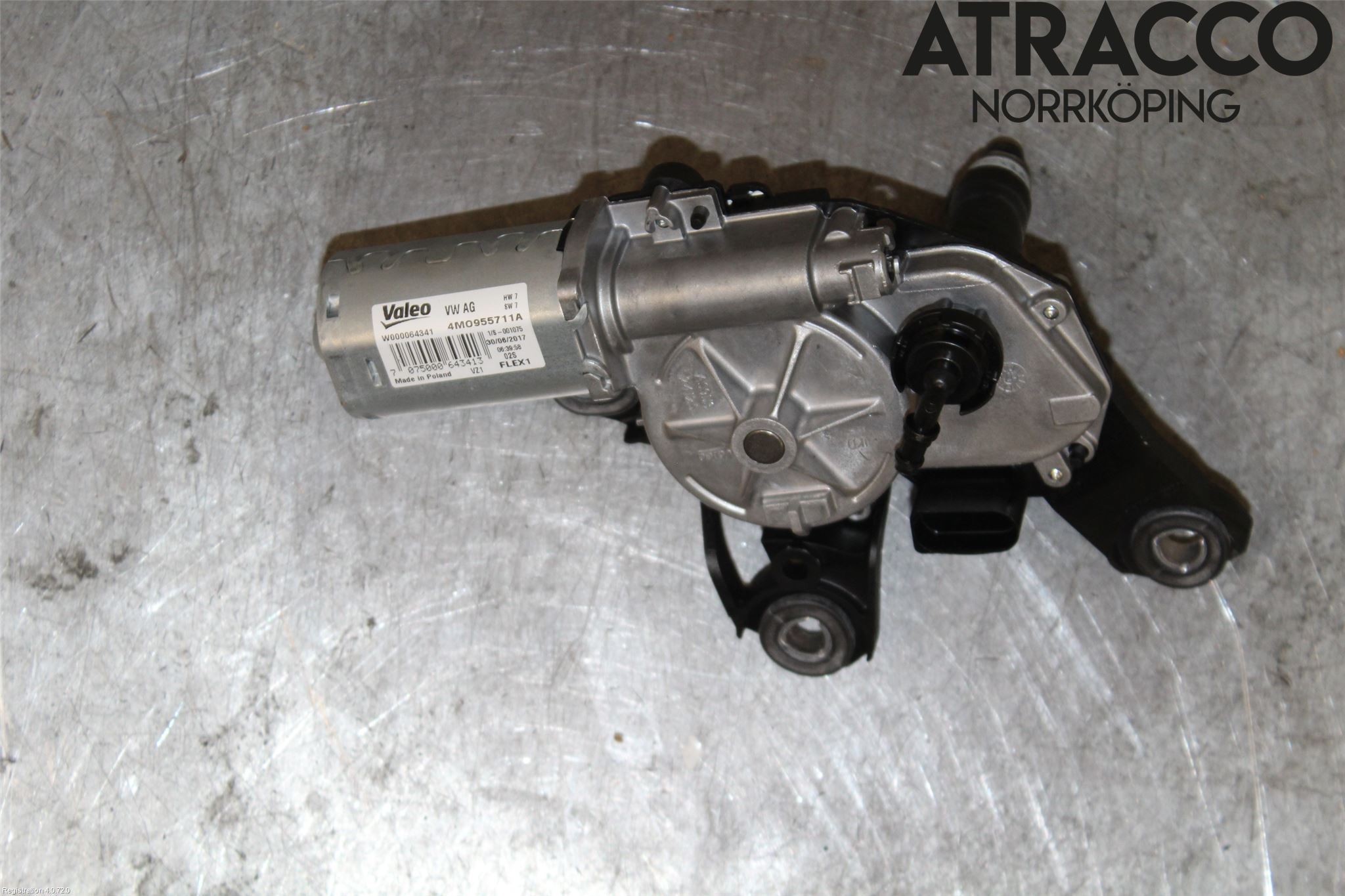Audi A4/S4 B9 16-19 Torkarmotor Baklucka