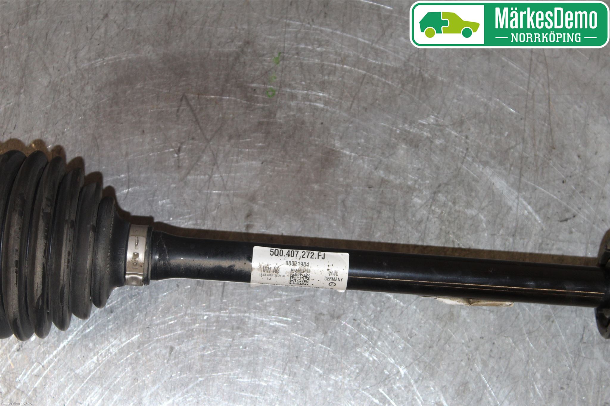 Volkswagen VW GOLF / E-GOLF VII 13-20 Drivaxel Fram Höger