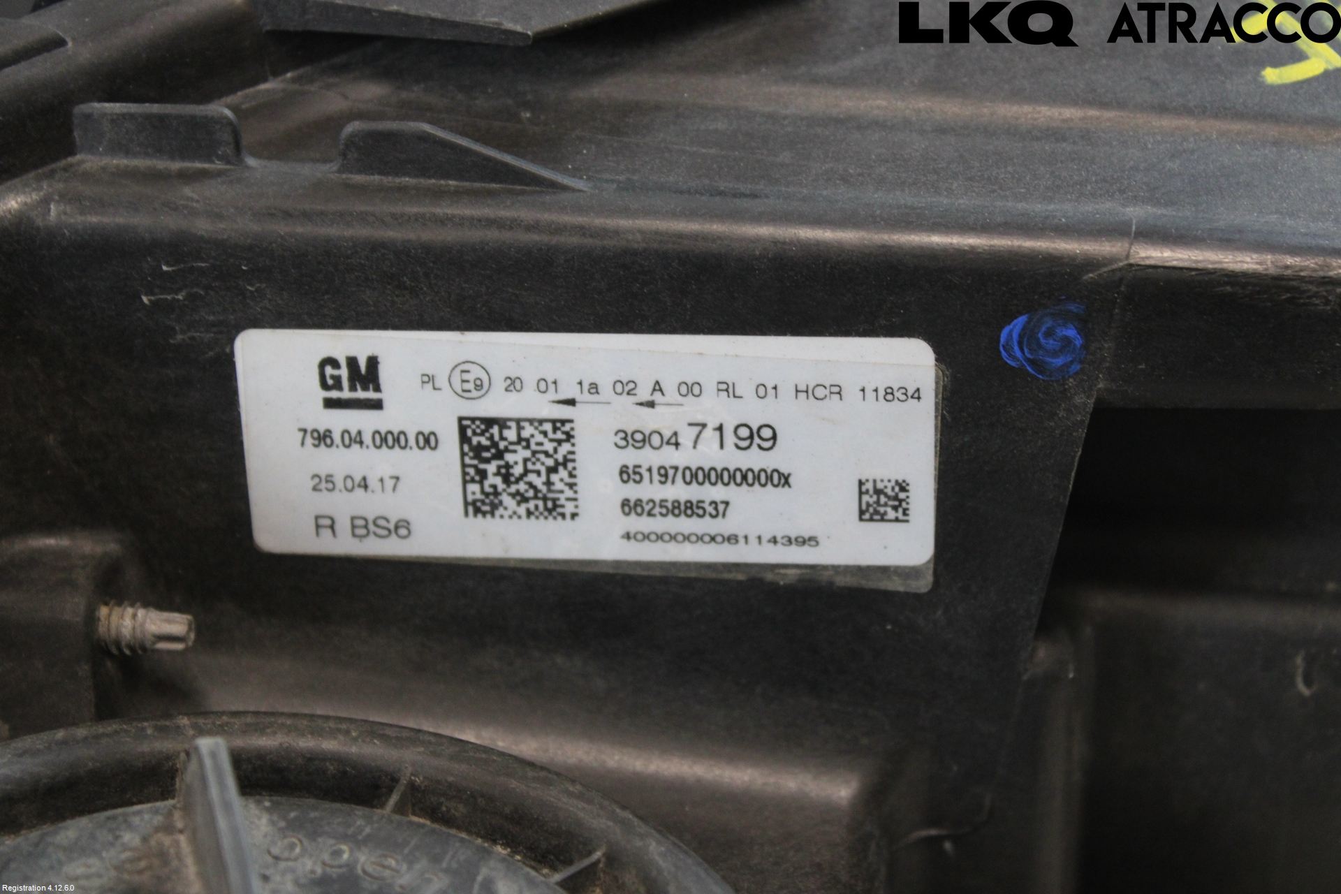 Opel ASTRA K 16-22 Strålkastare Höger