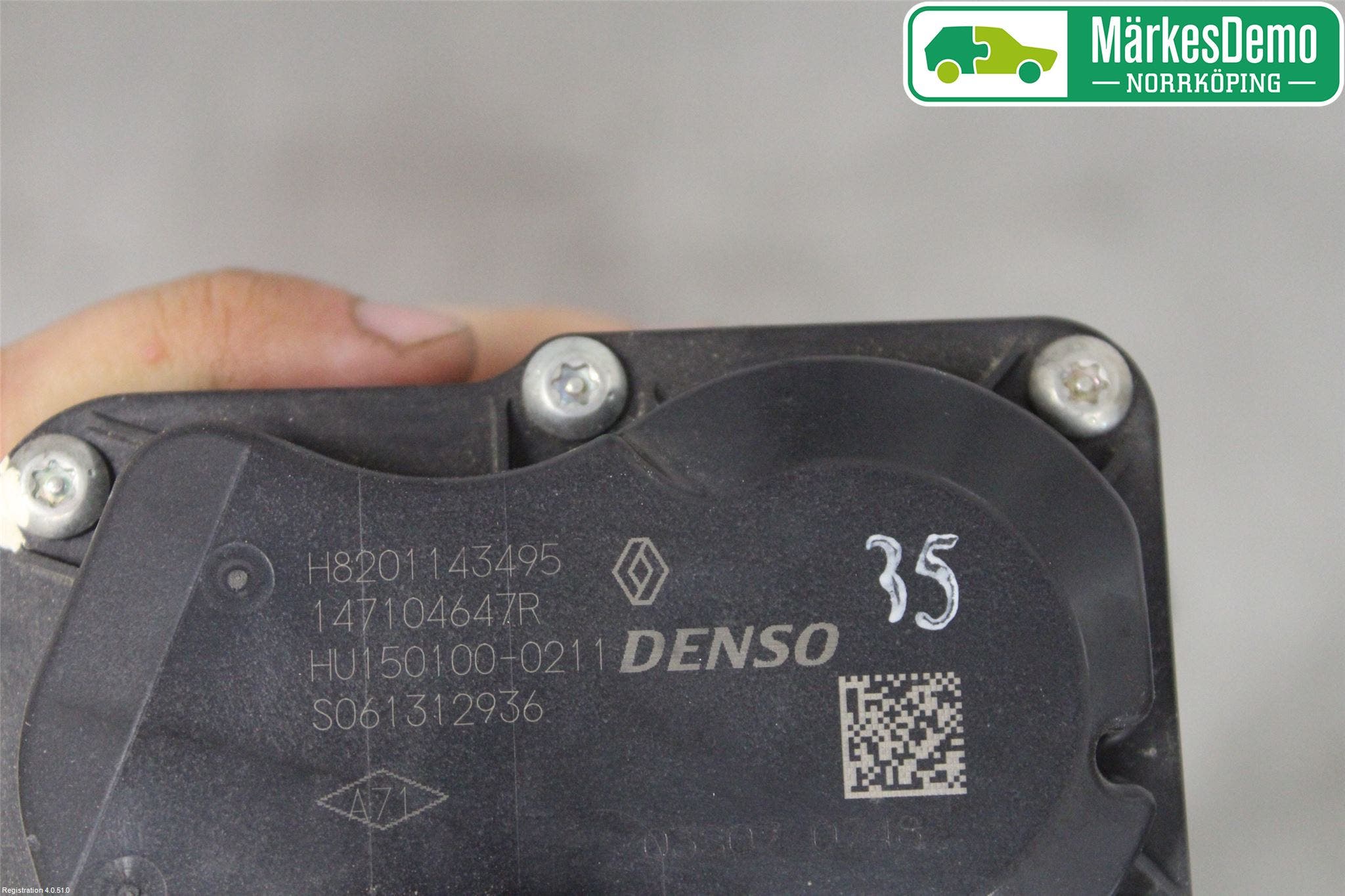 Renault KANGOO II 15-21 Egr Styrventil