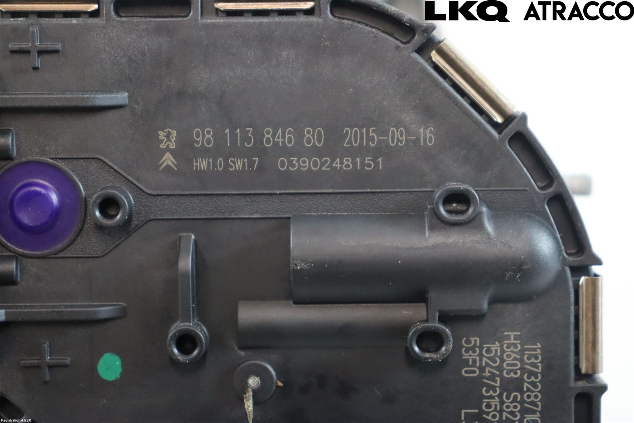 Citroen C4 PICASSO 14-18 Torkarmotor Vindruta