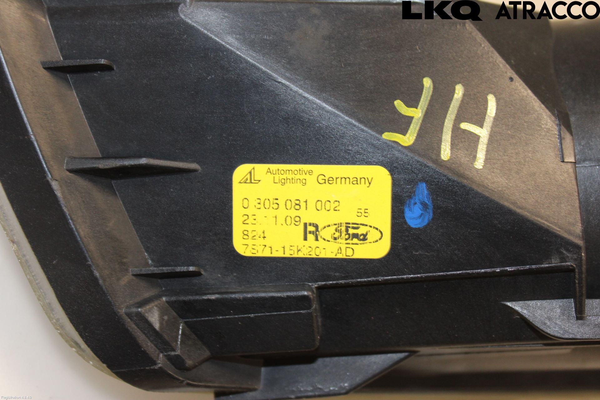 Ford MONDEO 07-15 Dimljus-Varselljus Fram