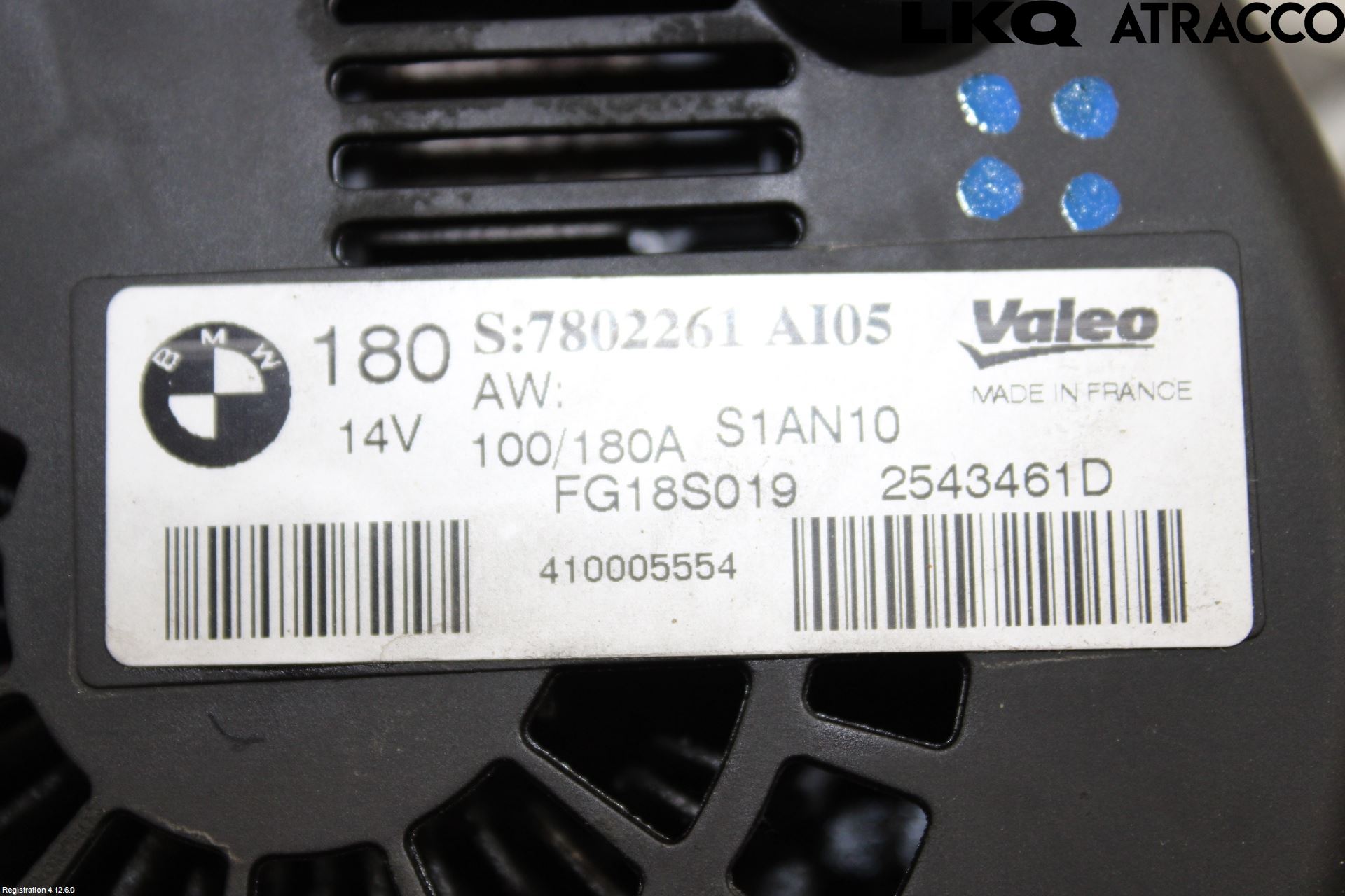 BMW X1 E84 10-15 Generator