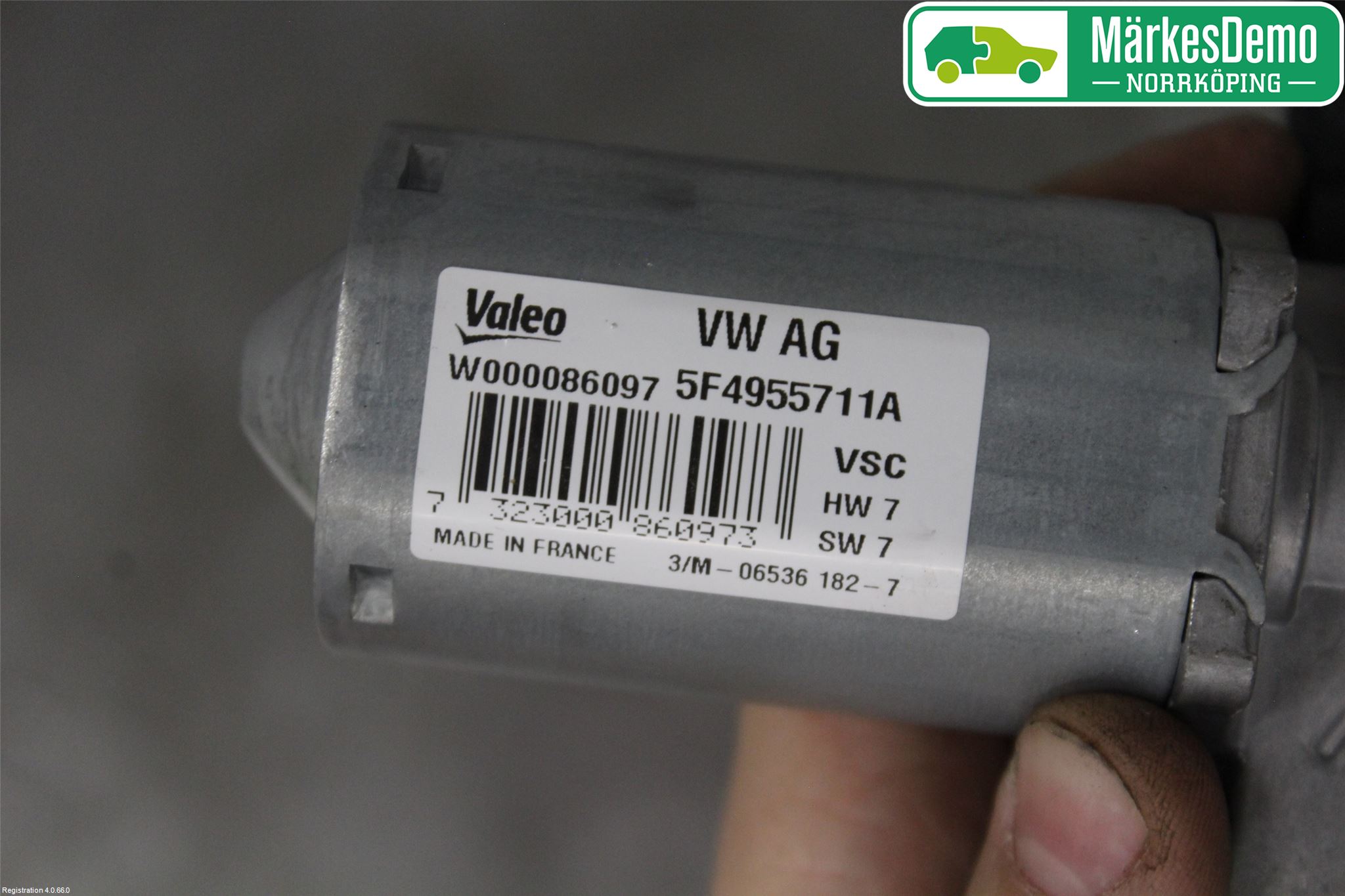 Skoda FABIA 15-21 Torkarmotor Baklucka