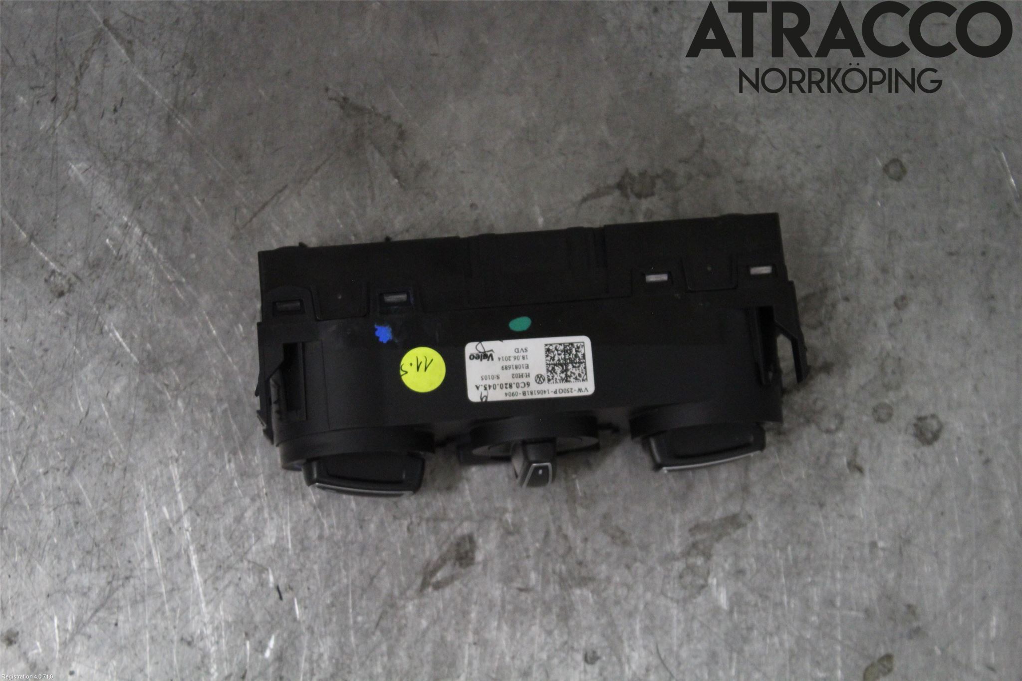 Volkswagen VW POLO 10-17 Värmereglage