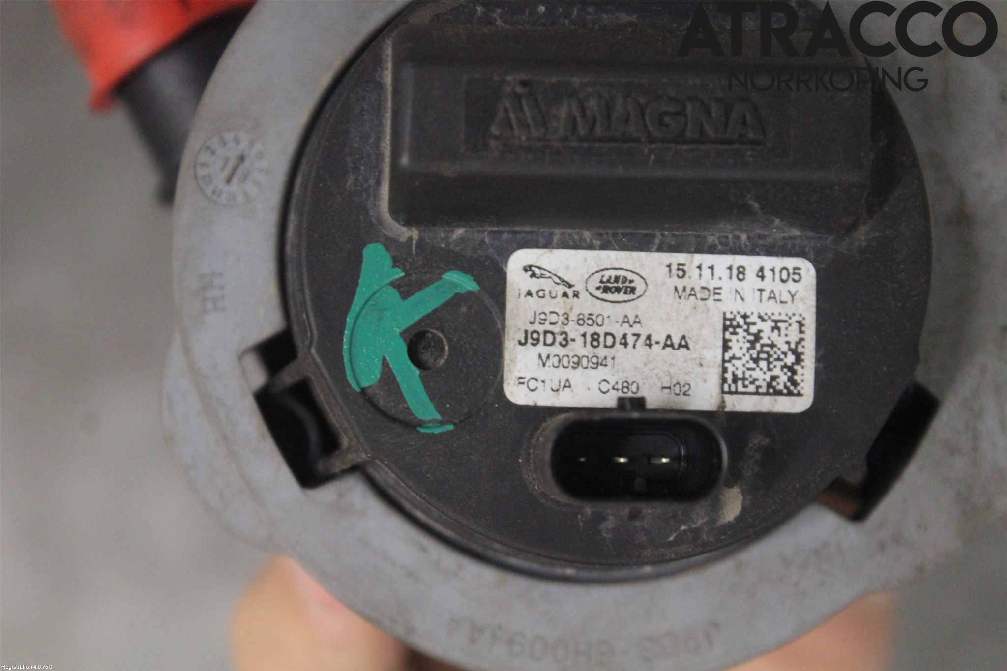 Jaguar I-PACE 18- Värme Cirkulationspump