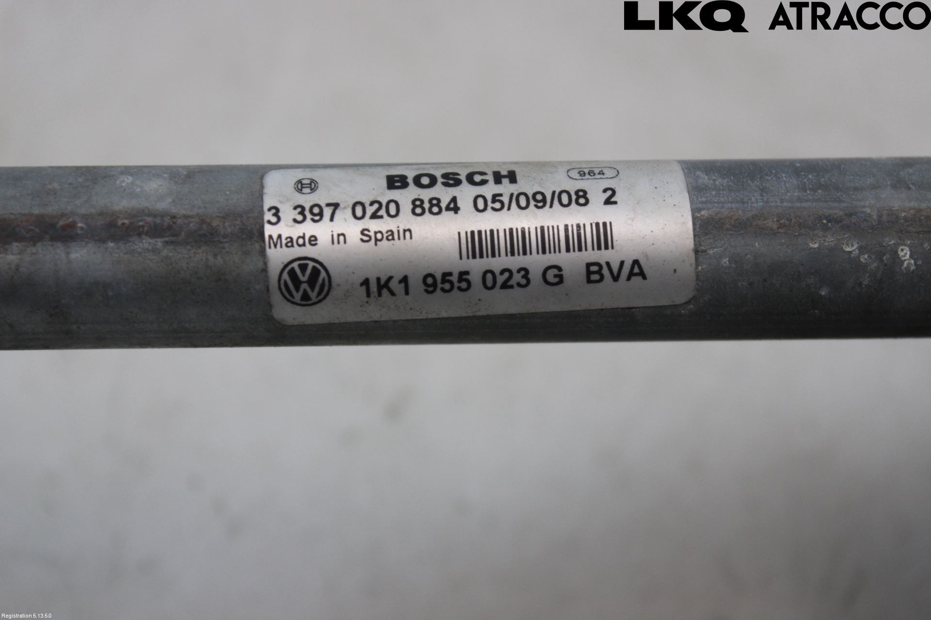 Volkswagen VW GOLF V 04-09 Torkarmekanism Vindruta