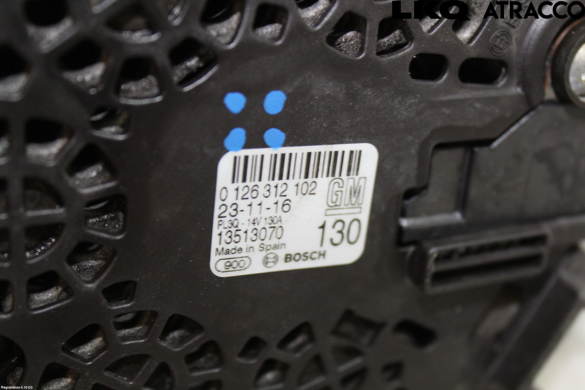 Opel ASTRA K 16-22 Generator