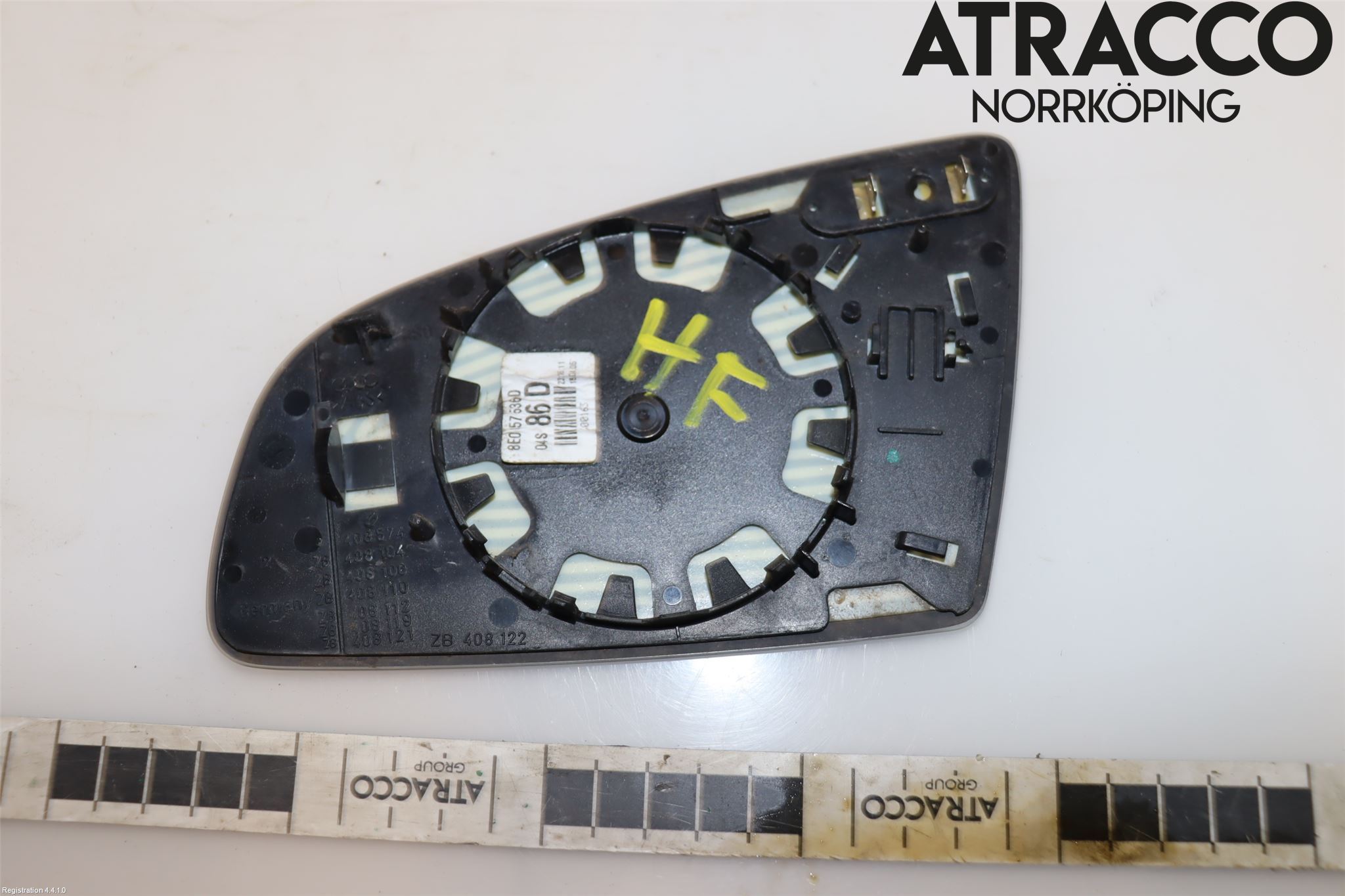 Audi A4/S4 05-07 Spegelglas Hö