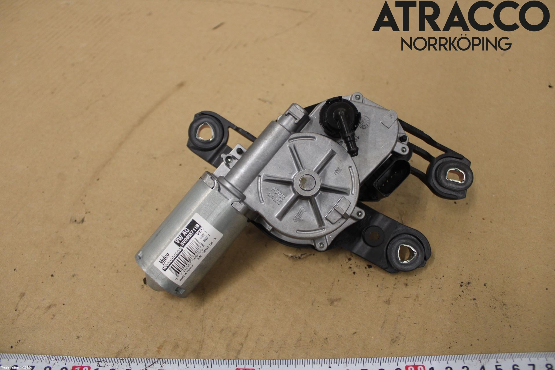 Audi A3/S3 8V 13-20 Torkarmotor Baklucka