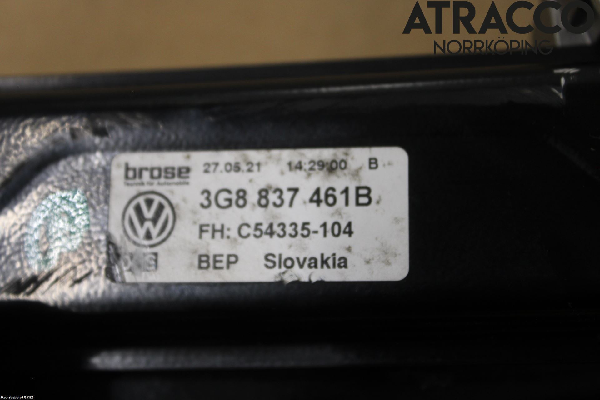 Volkswagen VW ARTEON 17- Fönsterhiss El Kompl