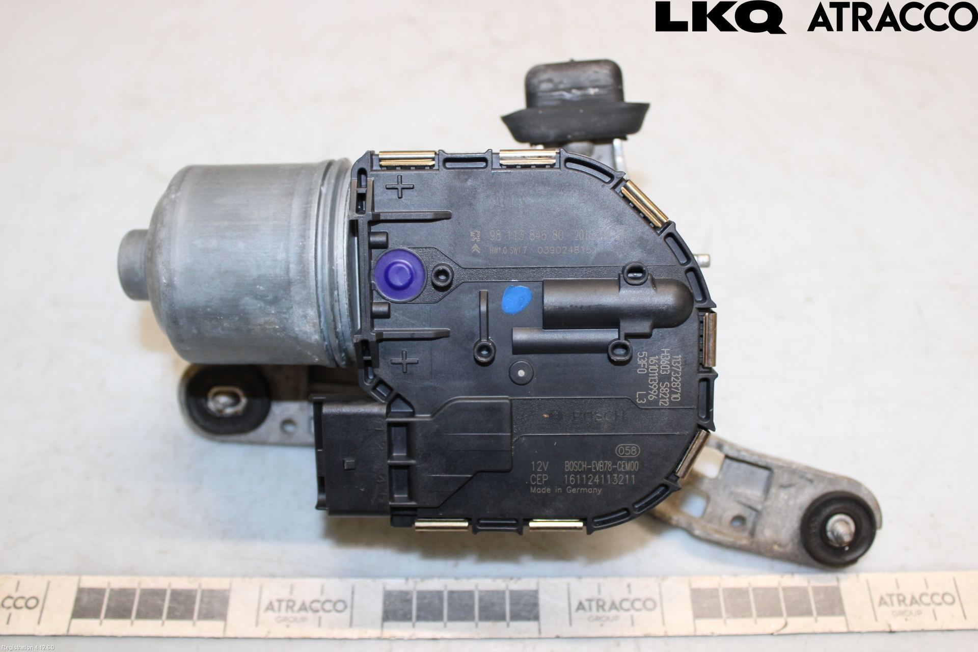 Citroen C4 GRAND PICASSO 14-18 Torkarmekanism Vindruta