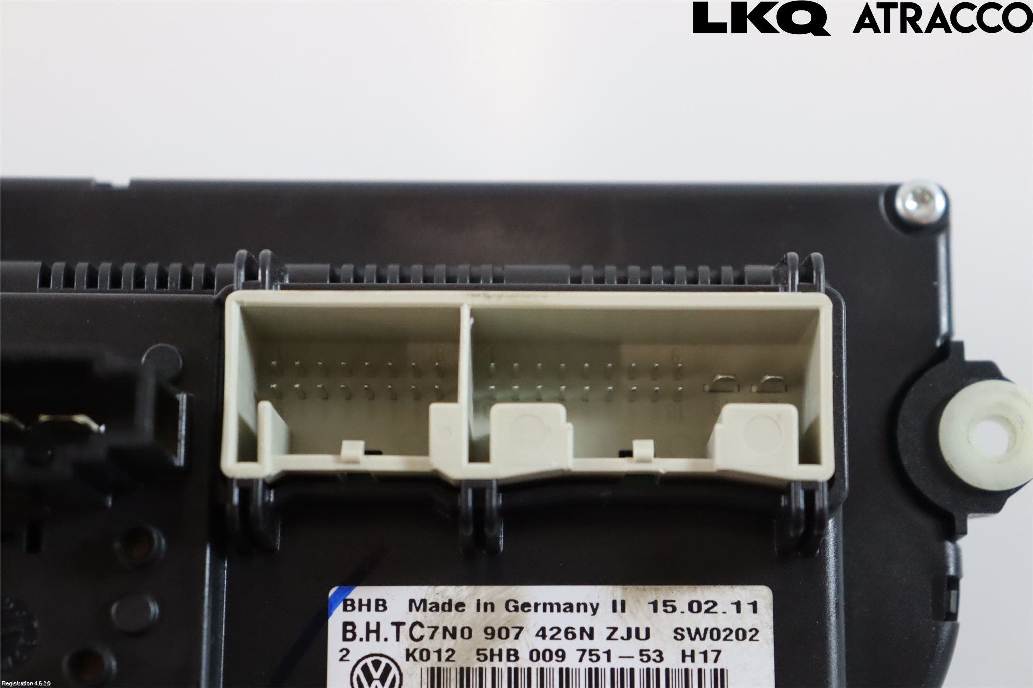 Volkswagen VW CADDY 11-15 Värmereglage