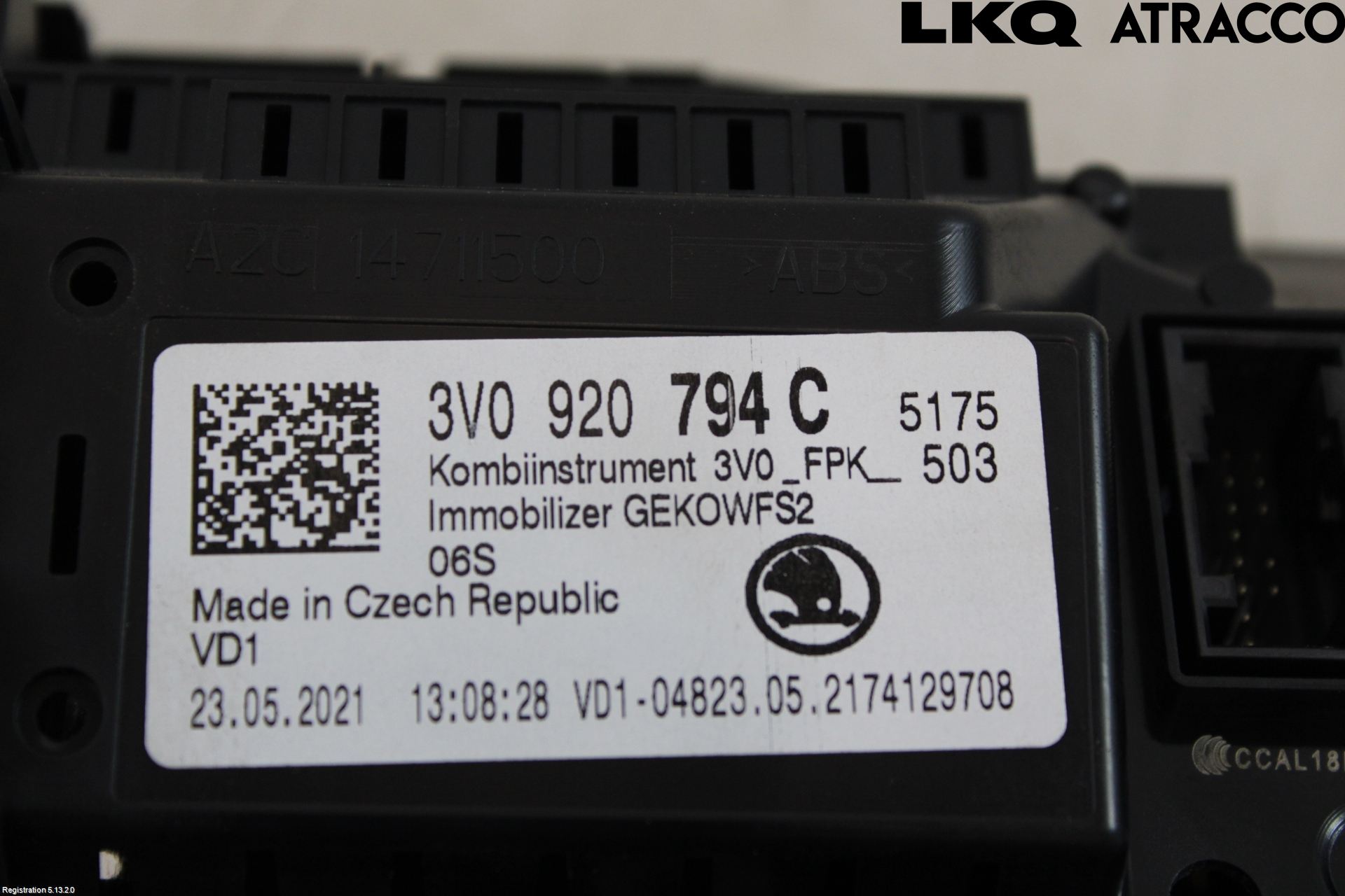 Skoda SUPERB 16-24 Instrument Komb