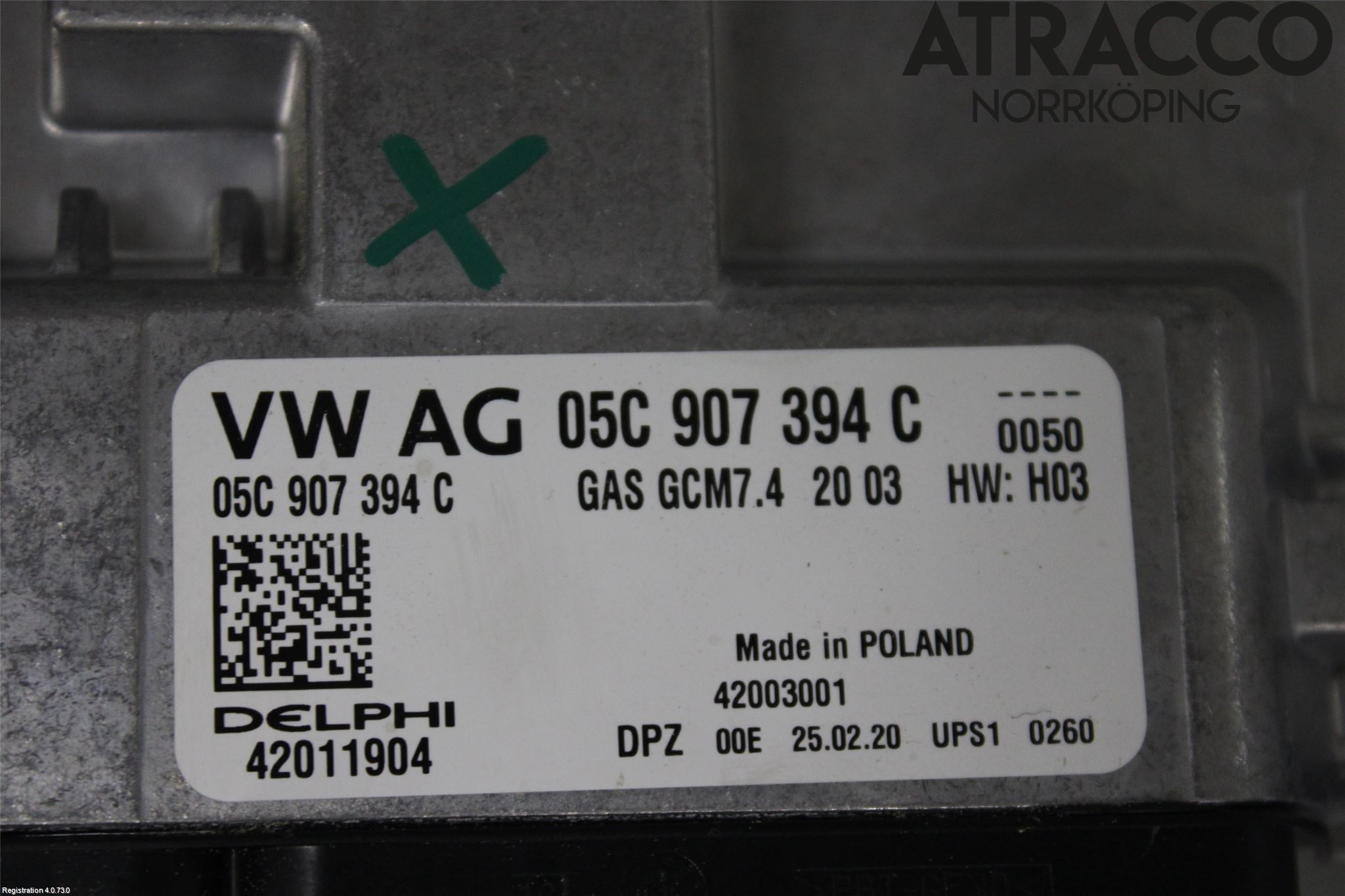 Seat LEON 20- Styrenhet Insprut Bensin