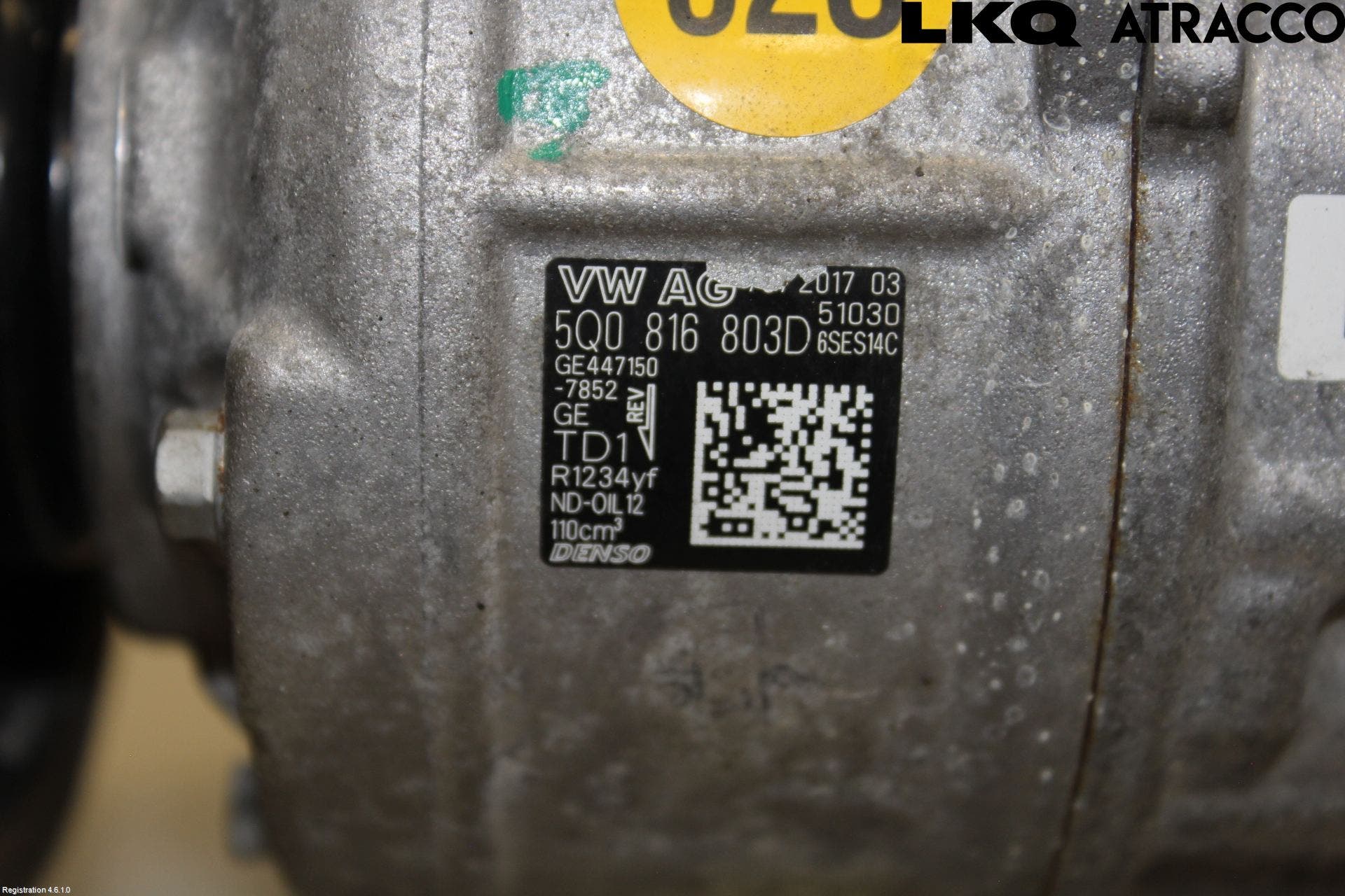 Volkswagen VW GOLF / E-GOLF VII 13-20 Ac Kompressor