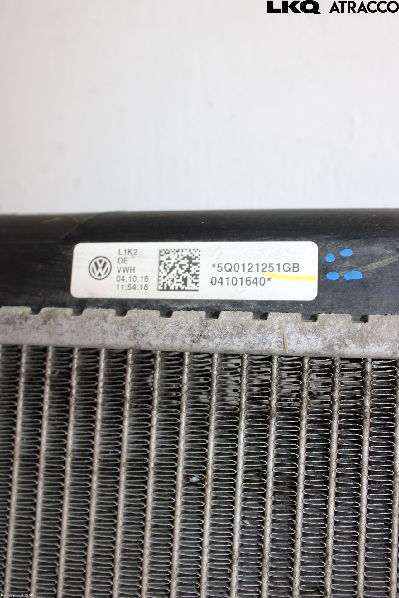 Volkswagen VW GOLF / E-GOLF VII 13-20 Kylare Man