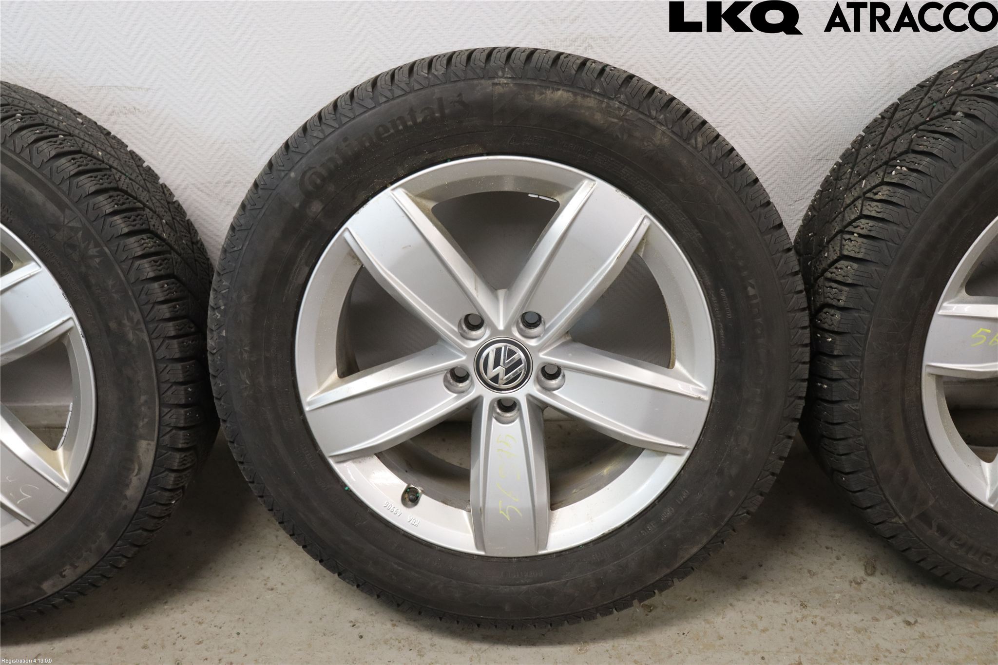 Volkswagen VW TIGUAN 16-24 Vinterdäck Alumfälg 4St
