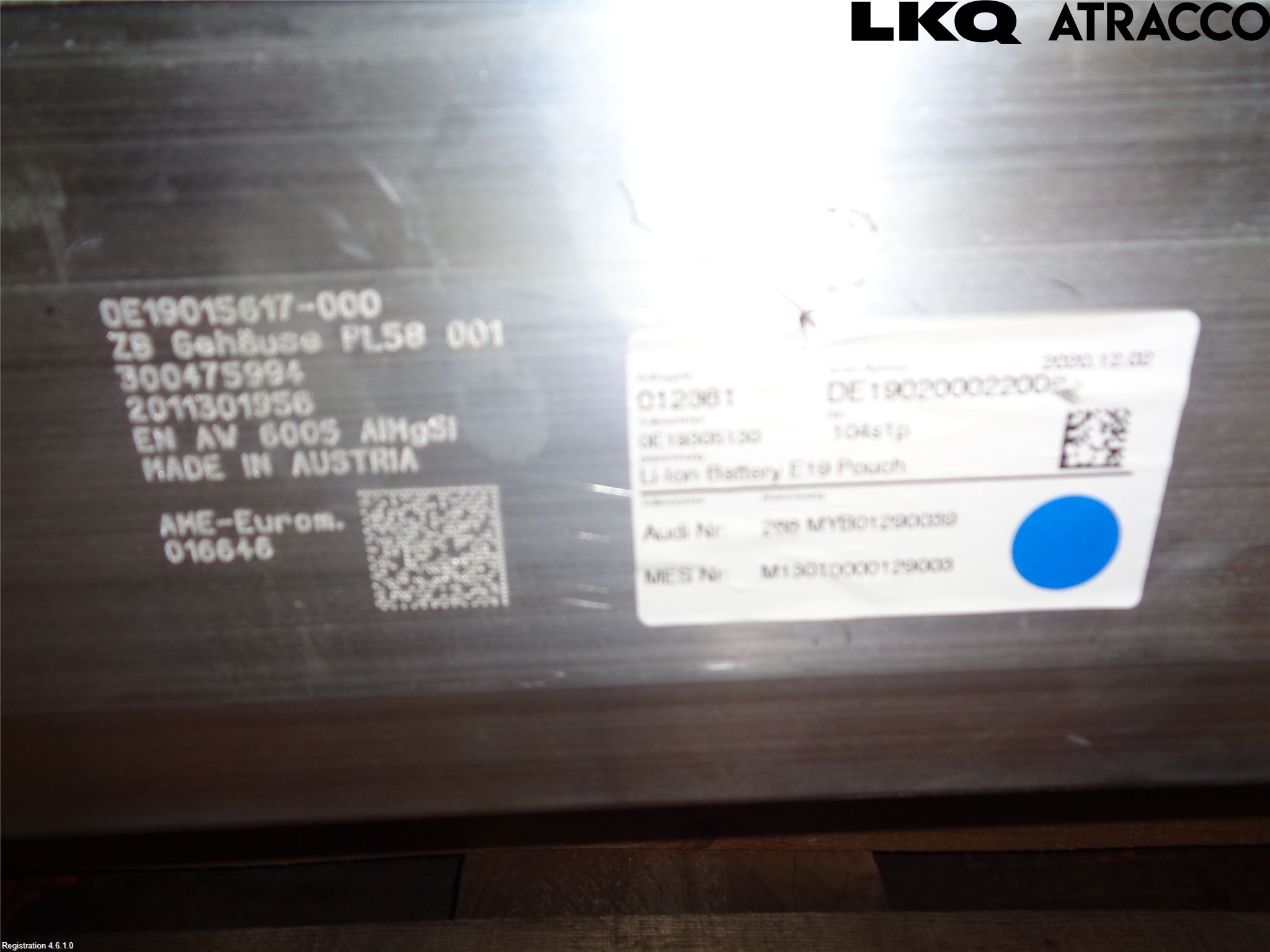 Audi A6 F2/C8 19- Batteri Högspänning