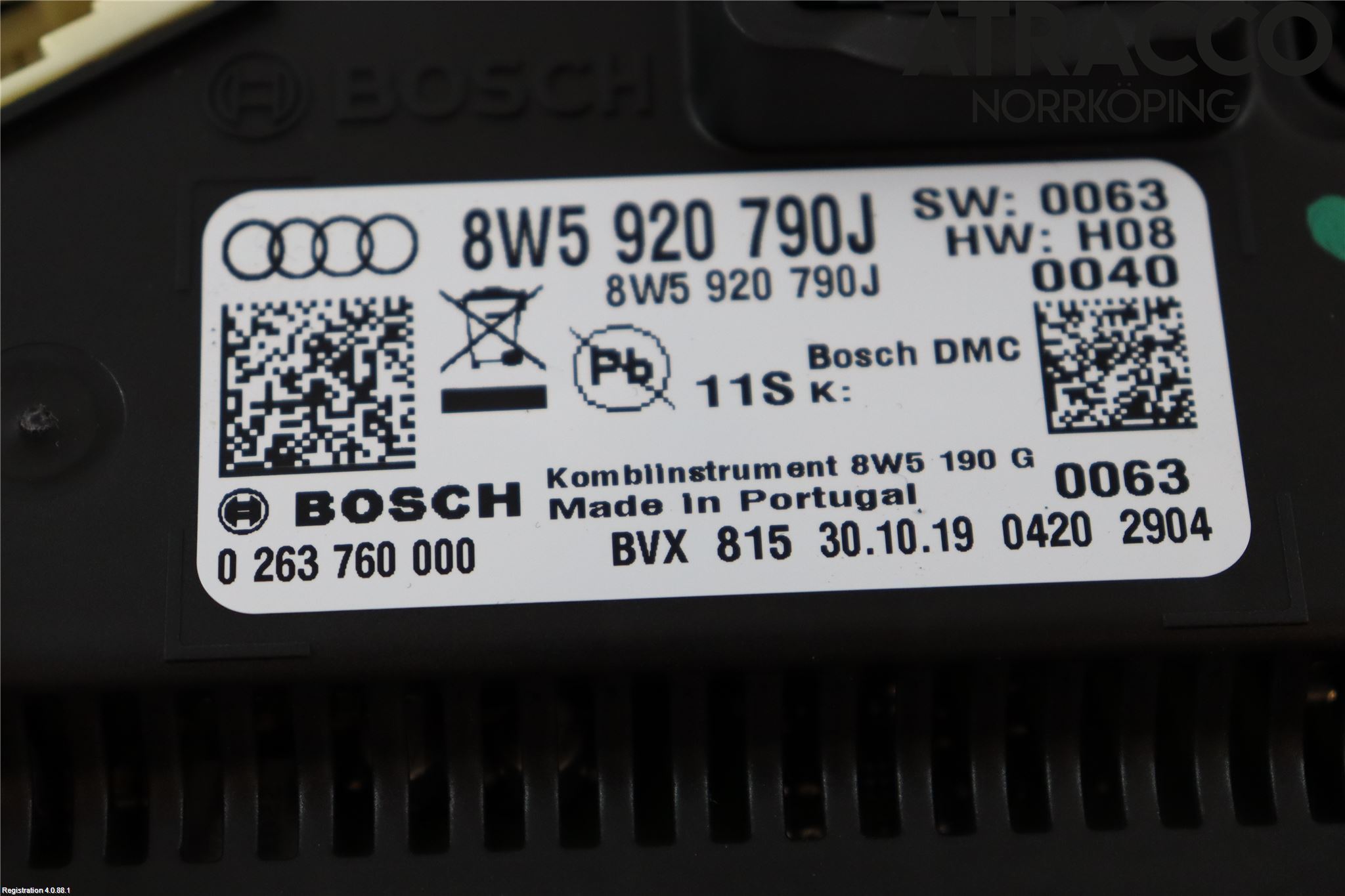 Audi A4/S4 B9 20- Instrument Komb