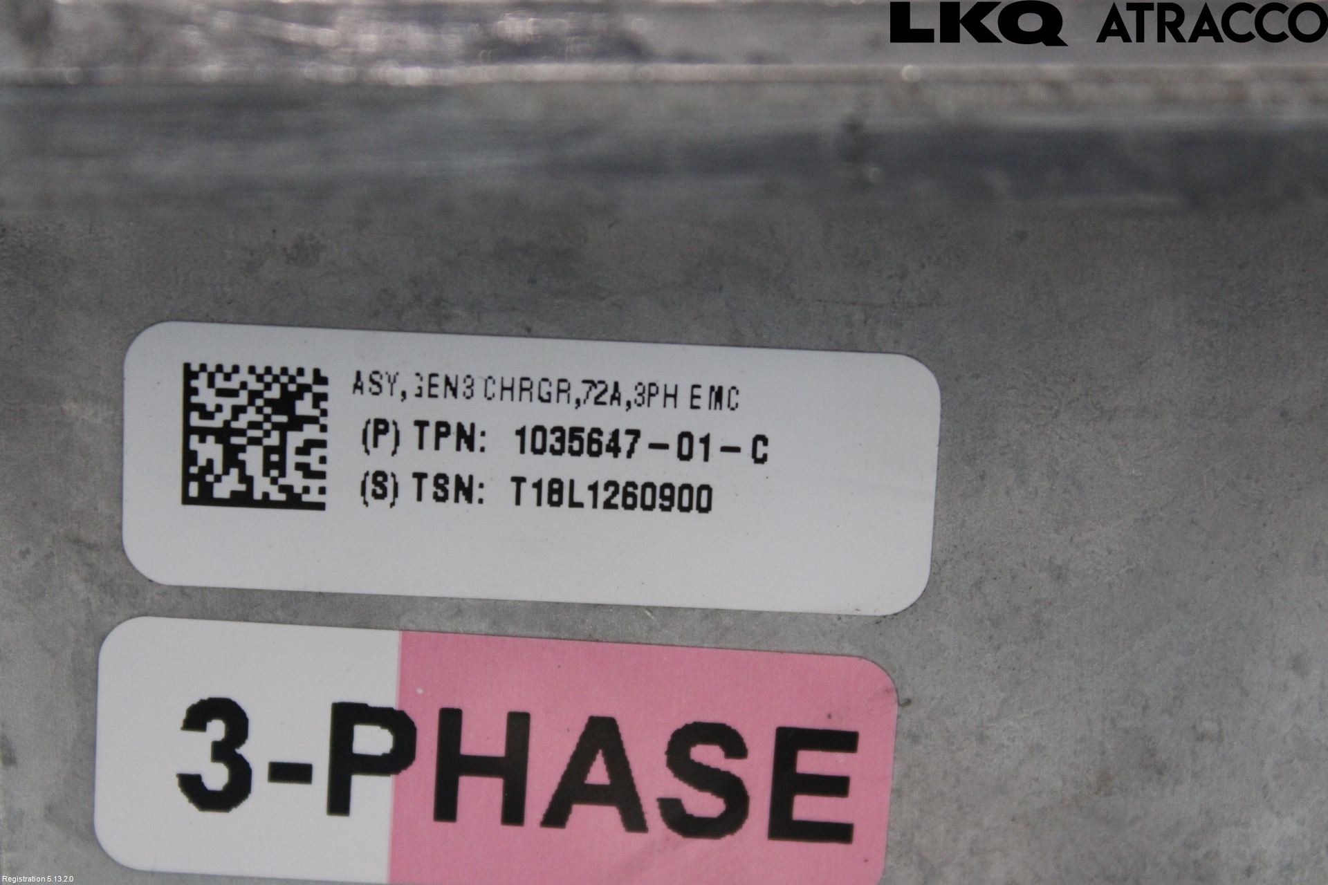 Tesla MODEL X 16- Batteriladdare Högspänning