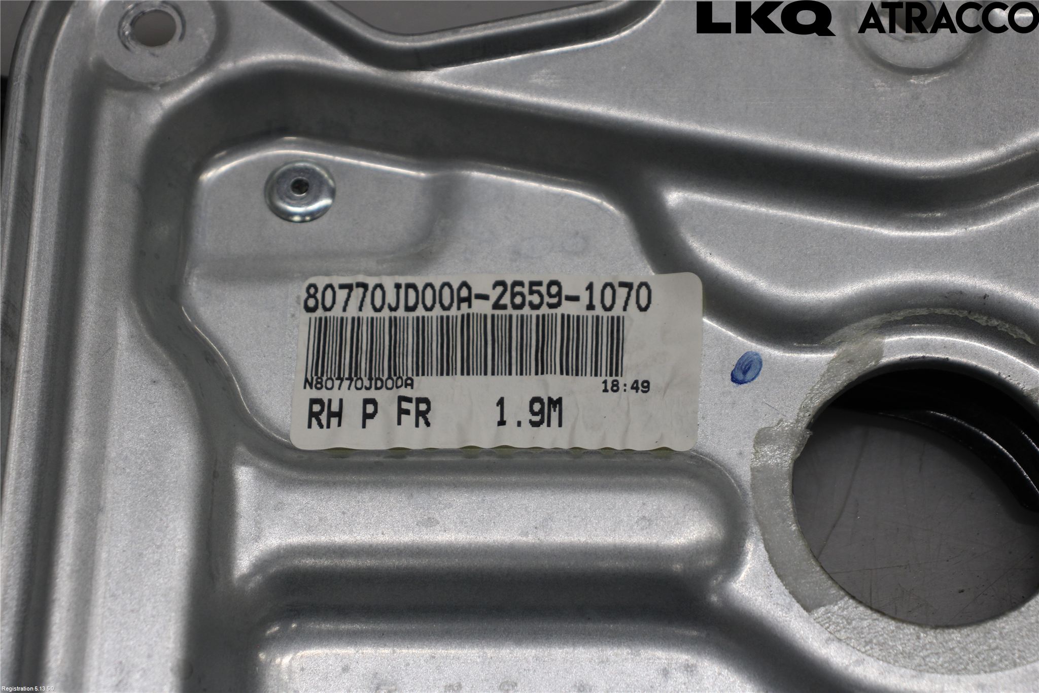 Nissan QASHQAI+2  08-10 Fönsterhiss El Kompl